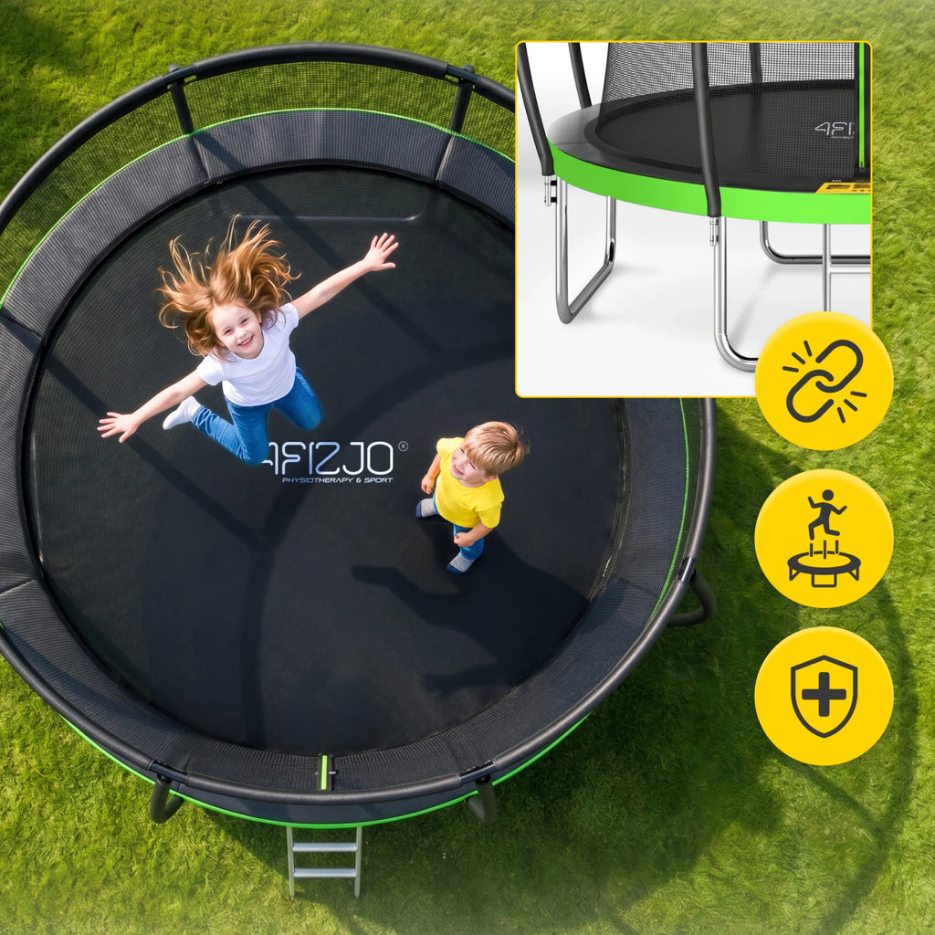 Trampolina ogrodowa dla dzieci PRO 374 cm 12FT