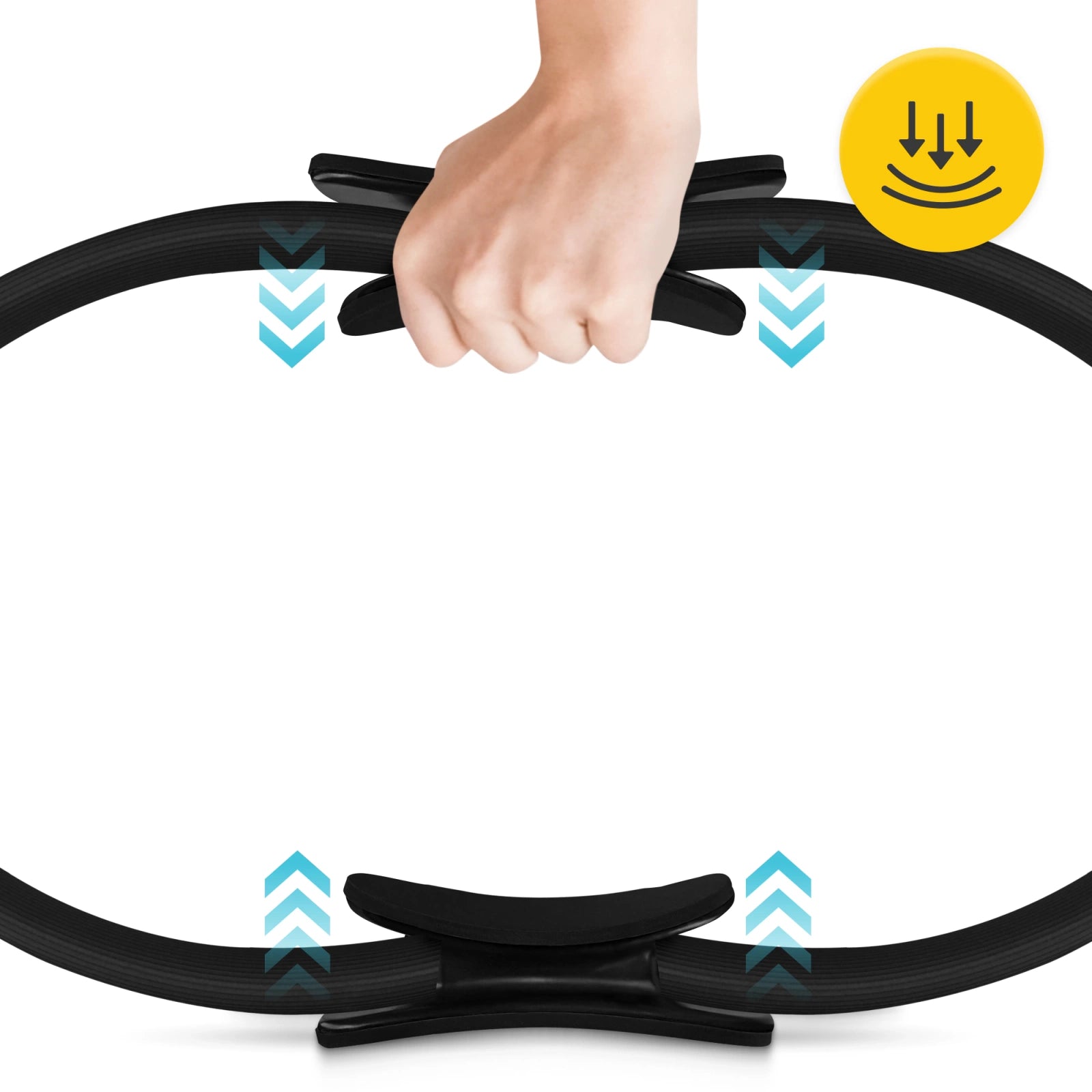 Obręcz ring do jogi i pilatesu niebieska