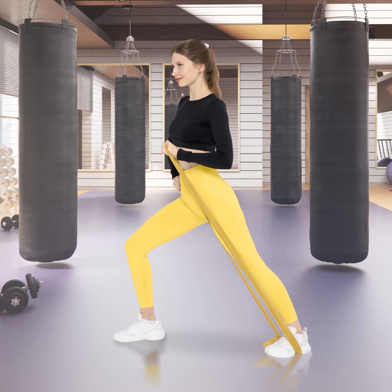 Taśma rehabilitacyjna FLAT BAND 1-2 kg