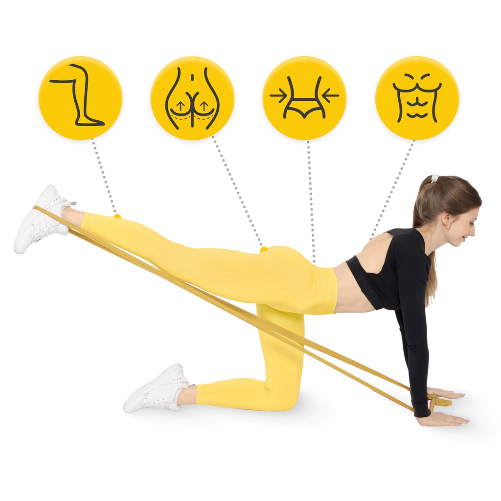 Taśma rehabilitacyjna FLAT BAND 1-2 kg