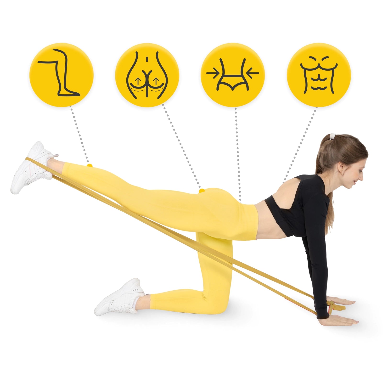 Taśma rehabilitacyjna FLAT BAND 1-2 kg