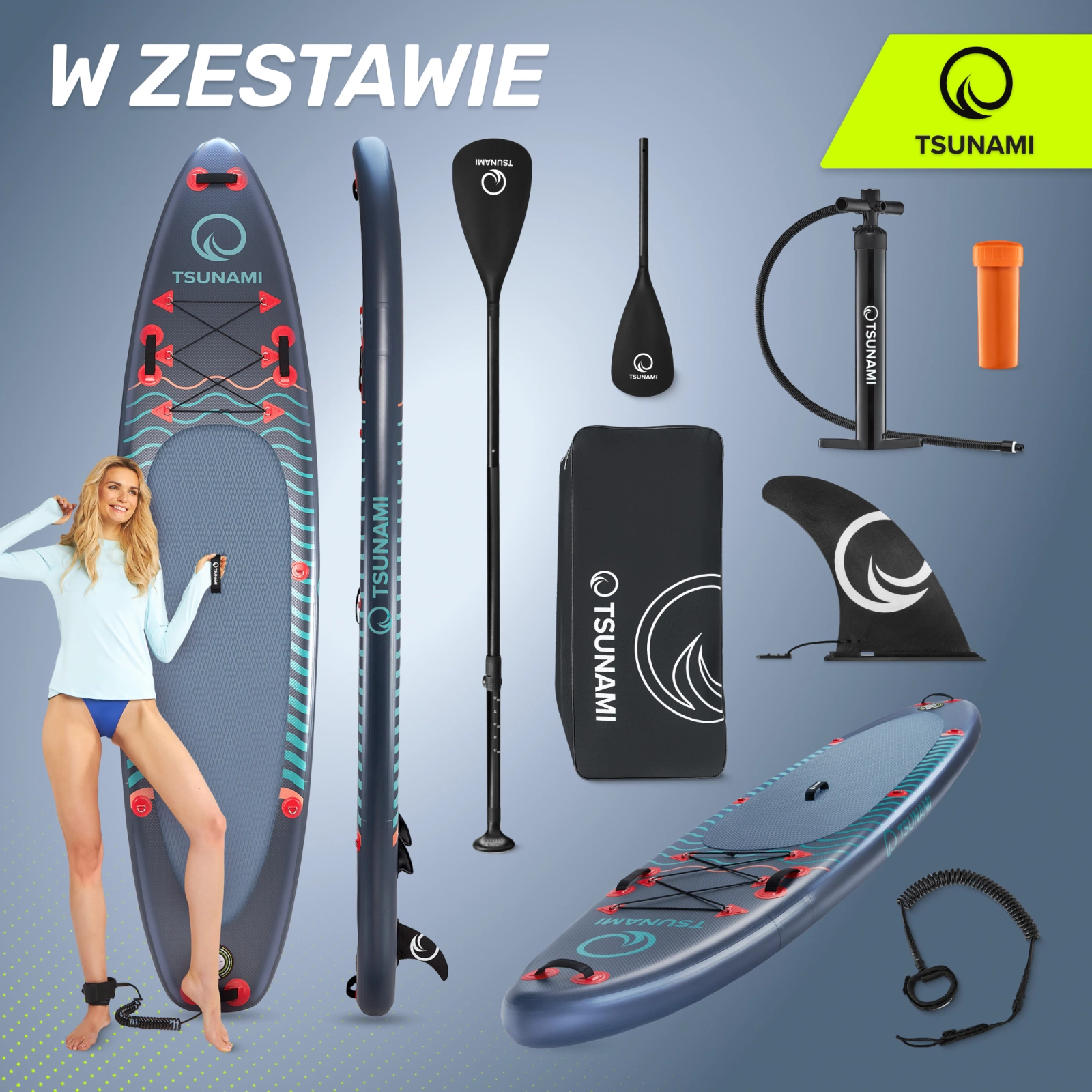 Deska SUP  paddle board 350 cm T04