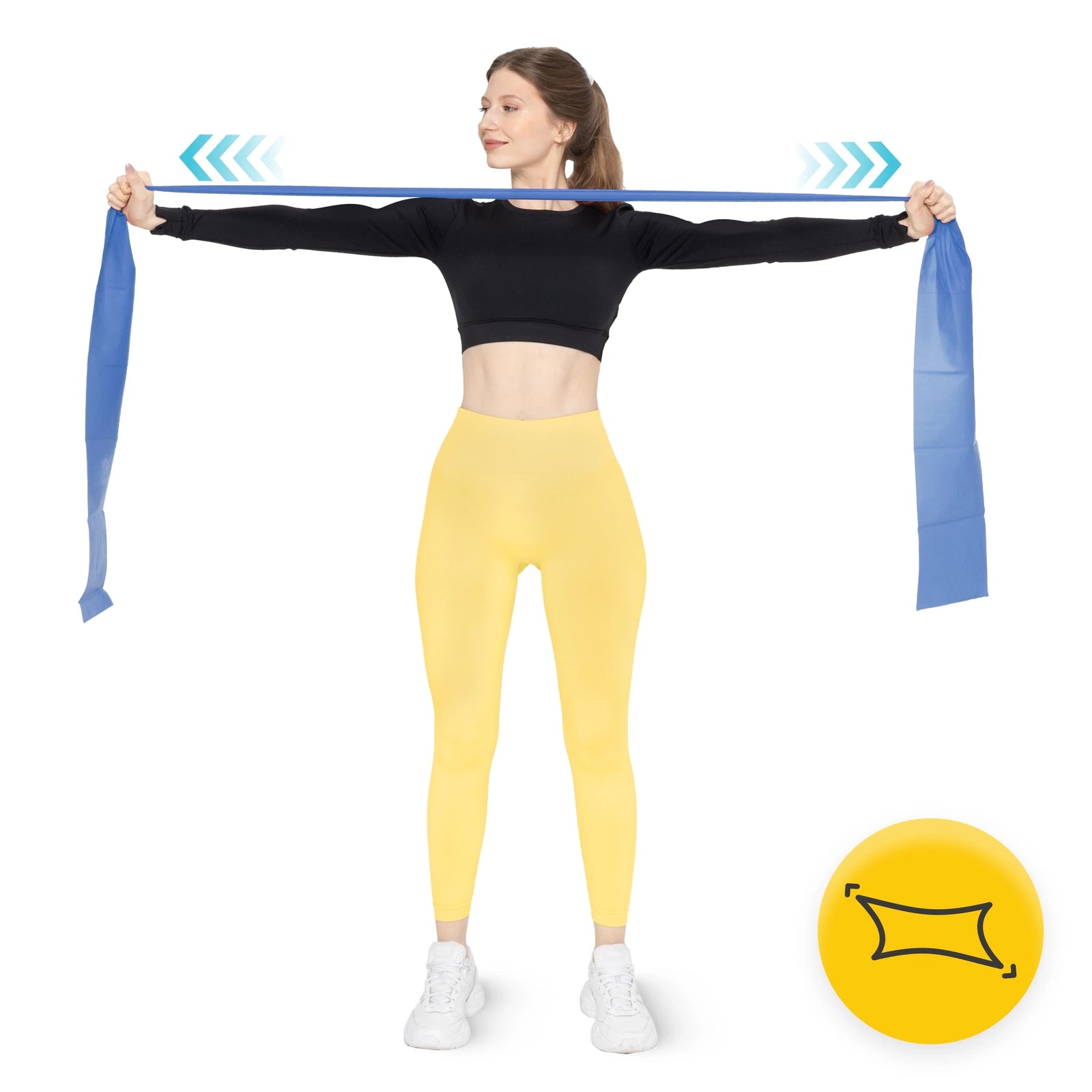 Taśma rehabilitacyjna FLAT BAND 1-2 kg
