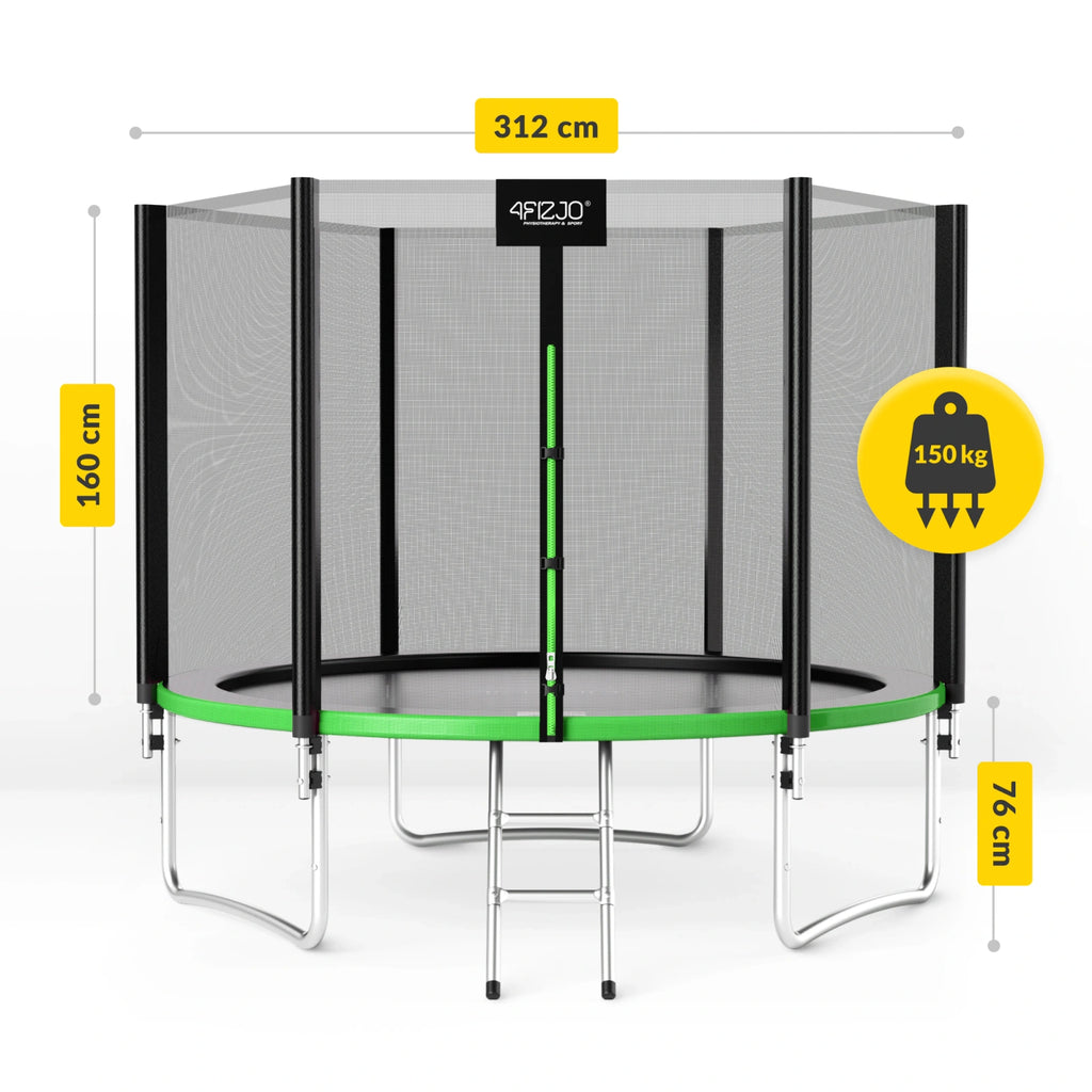Trampolina ogrodowa dla dzieci CLASSIC 312 cm 10 FT