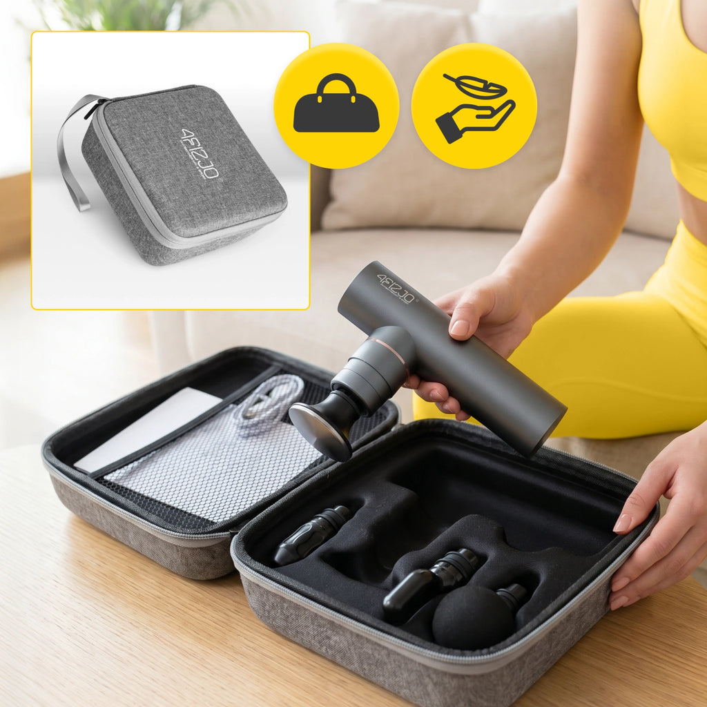 Pistolet do masażu MASSAGE GUN Heat & Go - masażer pleców, karku i mięśni