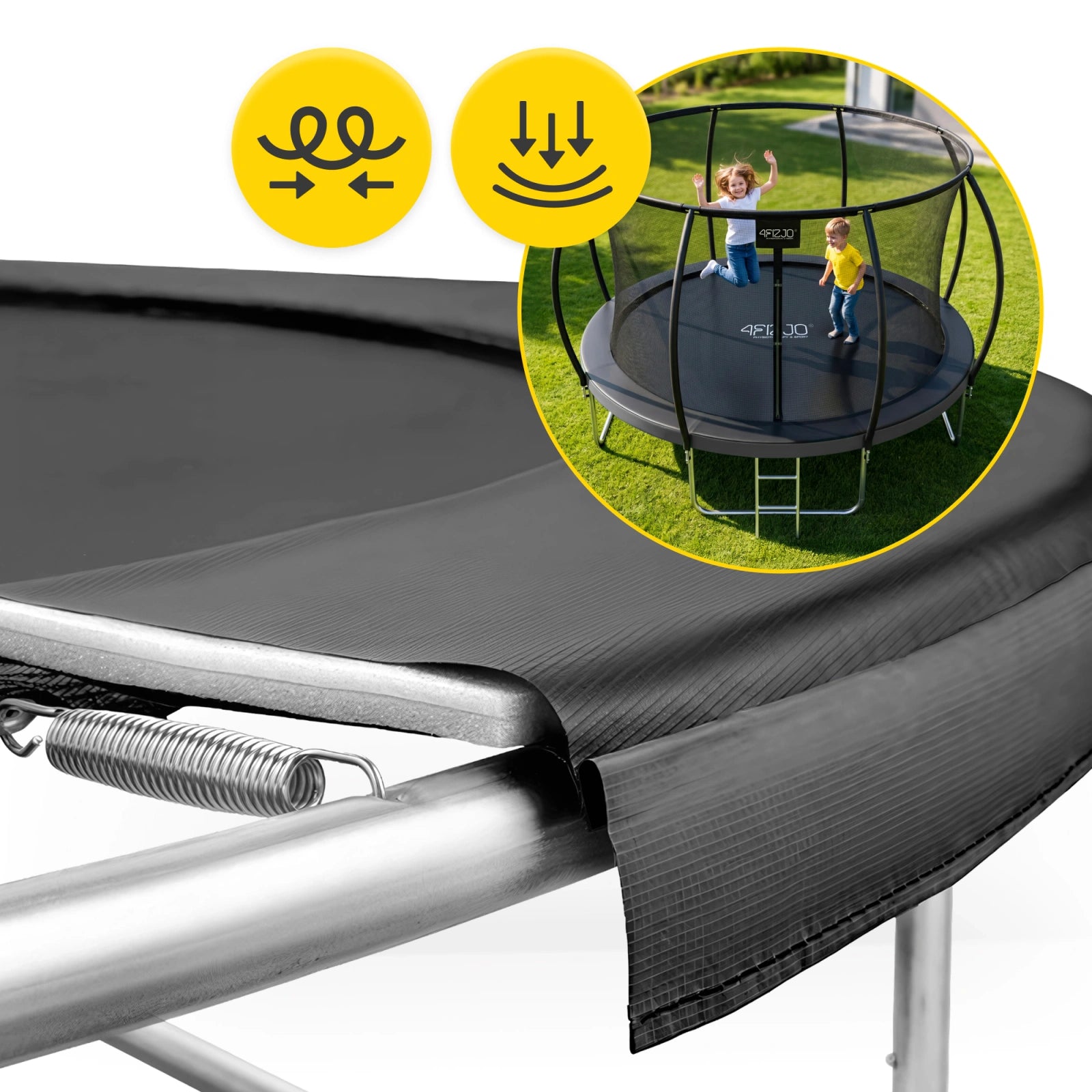 Trampolina ogrodowa dla dzieci PRO 366 cm 12FT