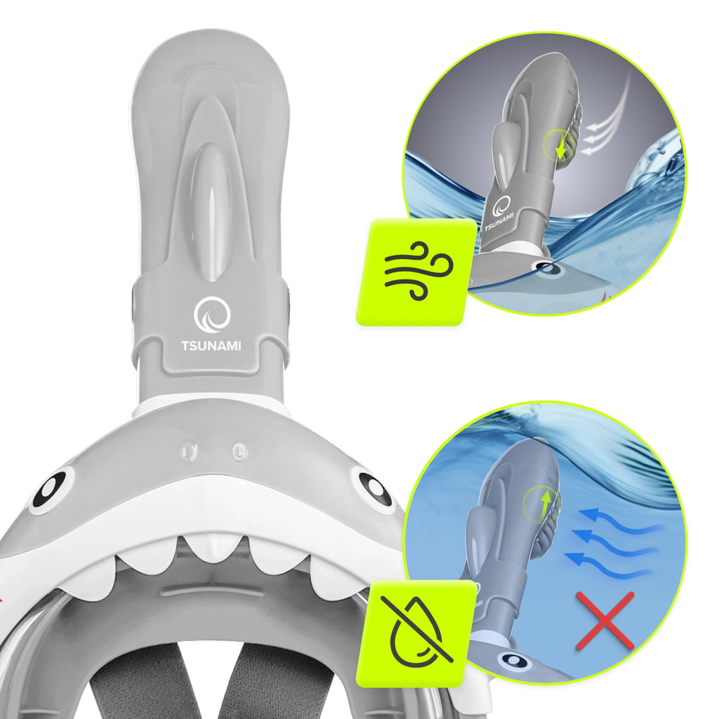 Maska do nurkowania dla dzieci  SHARK różowa