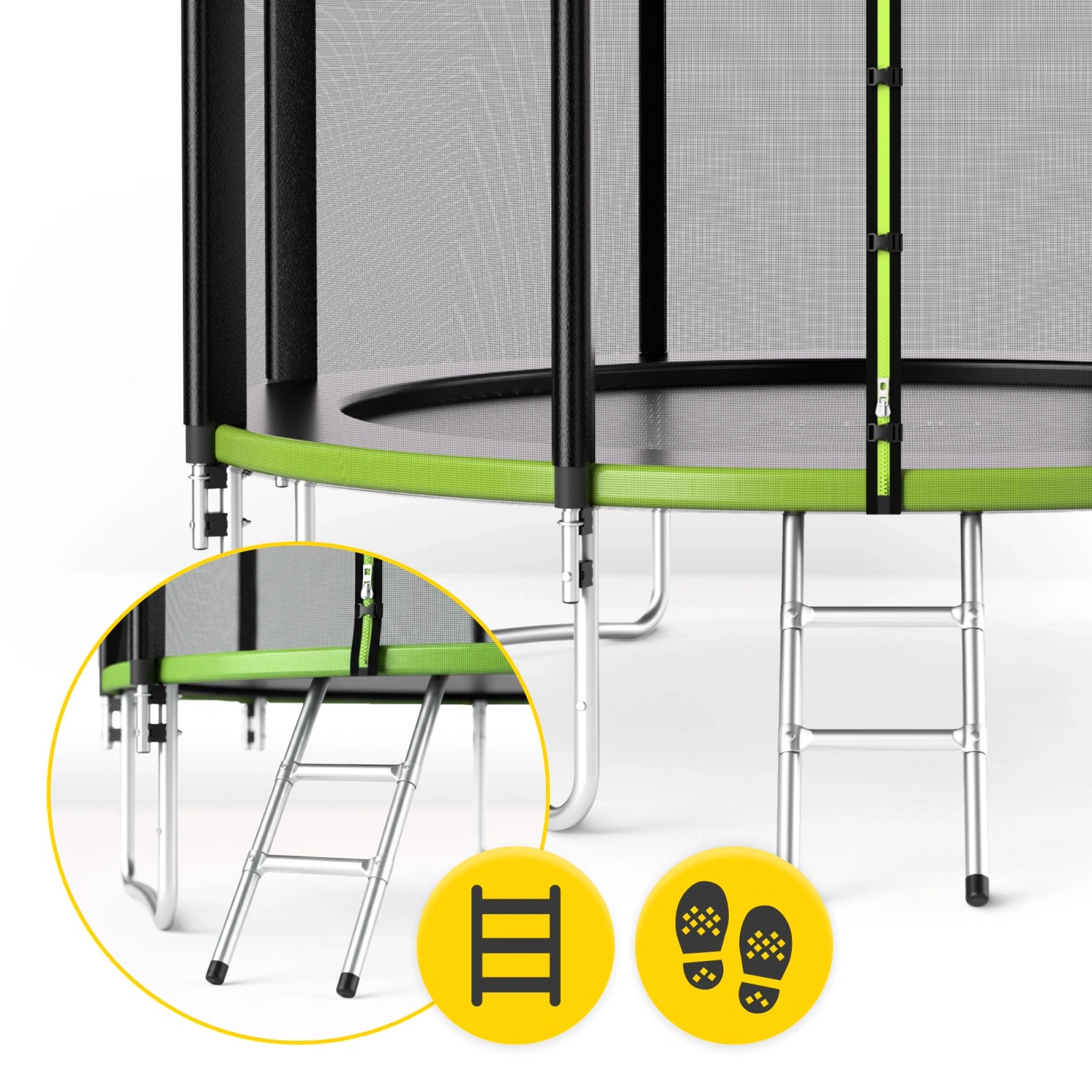 Trampolina ogrodowa dla dzieci CLASSIC 374 cm 12FT