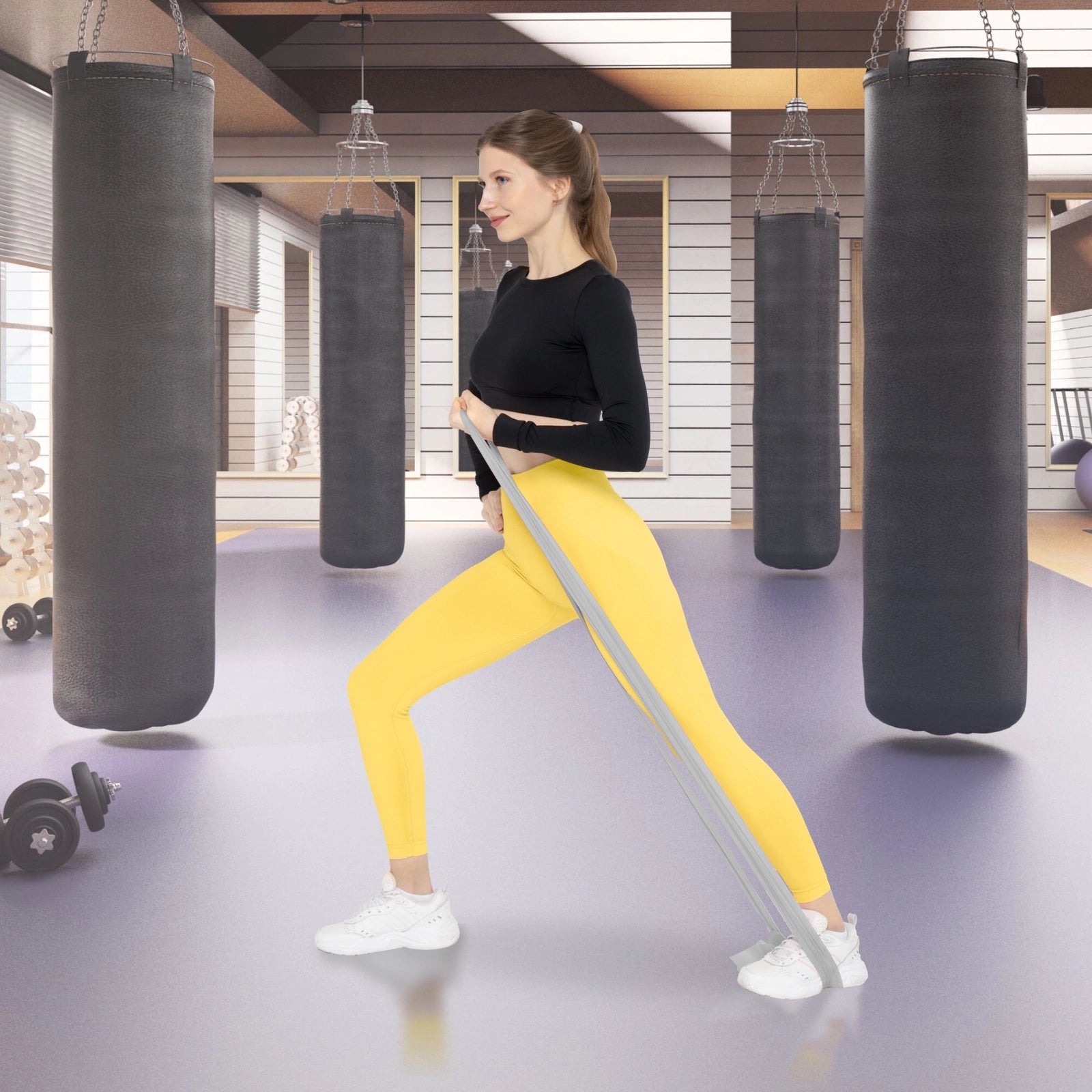 Taśma rehabilitacyjna FLAT BAND 1-2 kg