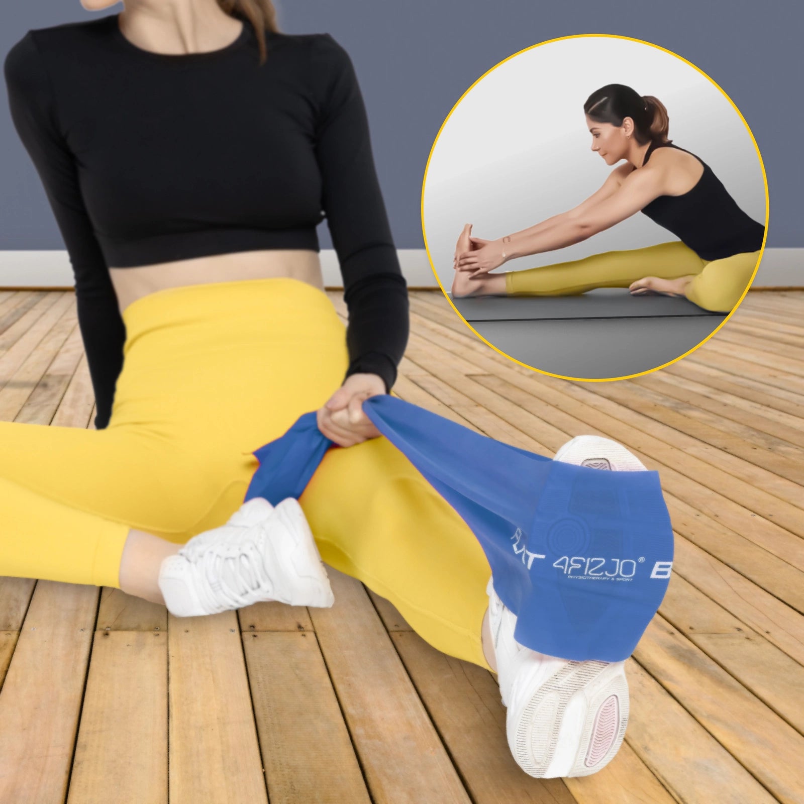Taśma rehabilitacyjna FLAT BAND 1-2 kg