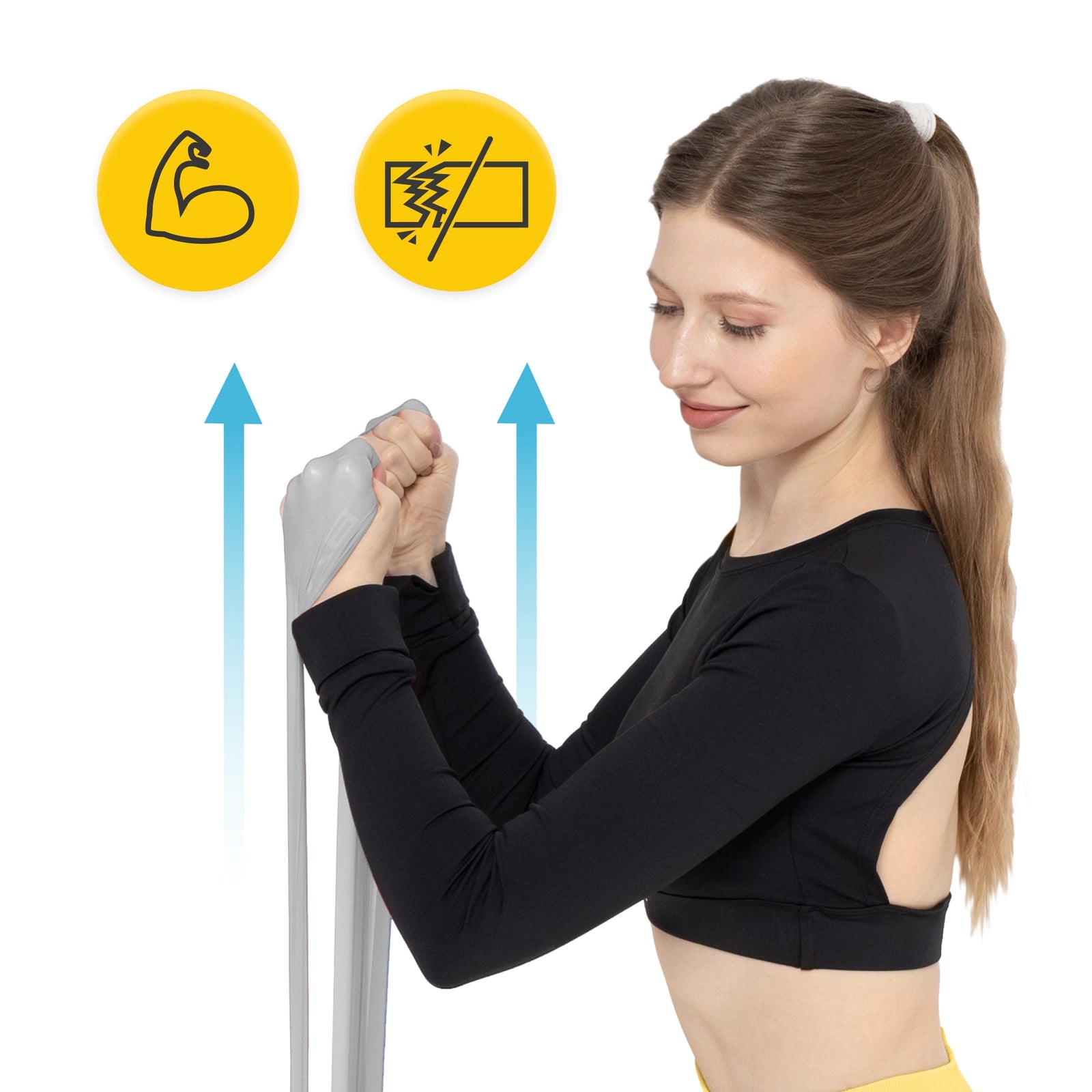 Taśma rehabilitacyjna FLAT BAND 1-2 kg