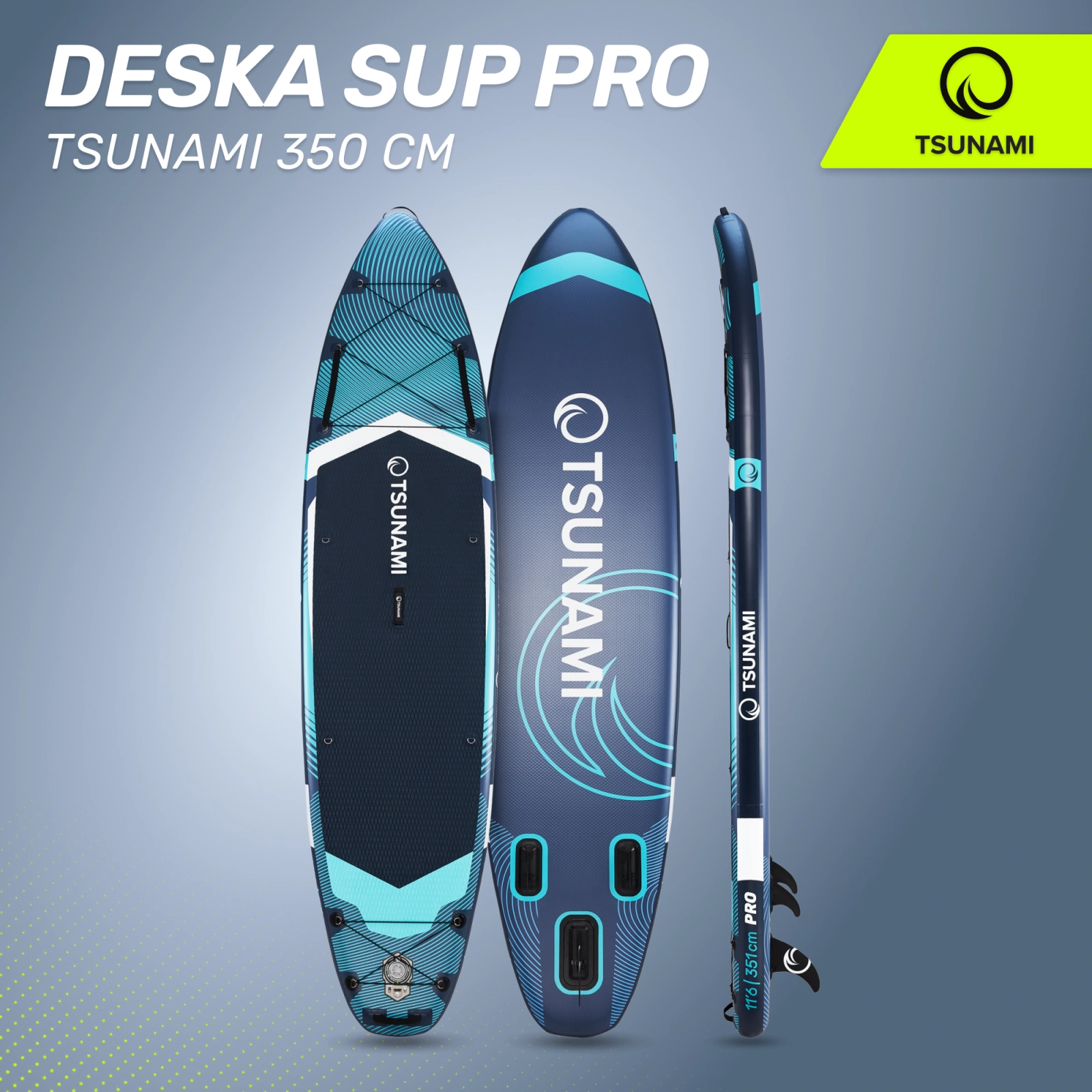 Deska SUP PRO  paddle board 350 cm T12