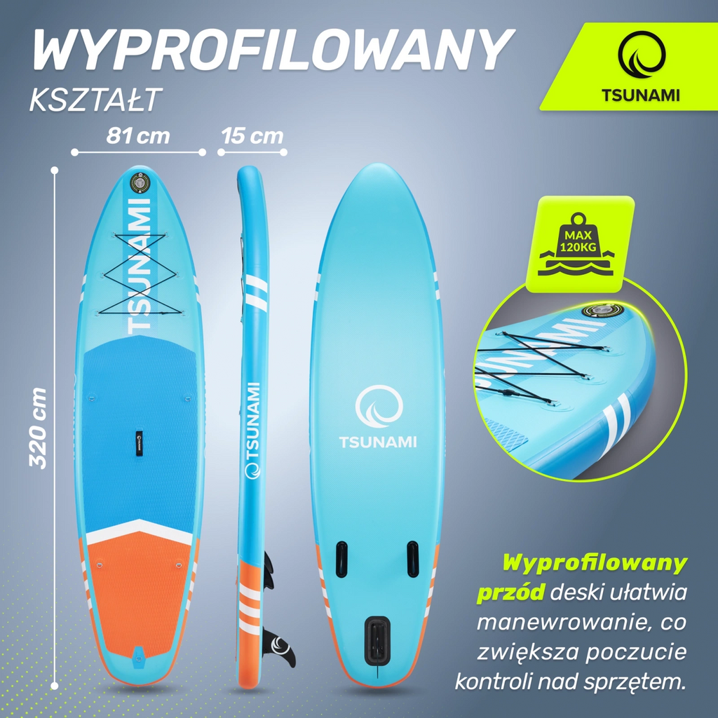 Deska SUP  paddle board 350 cm T04