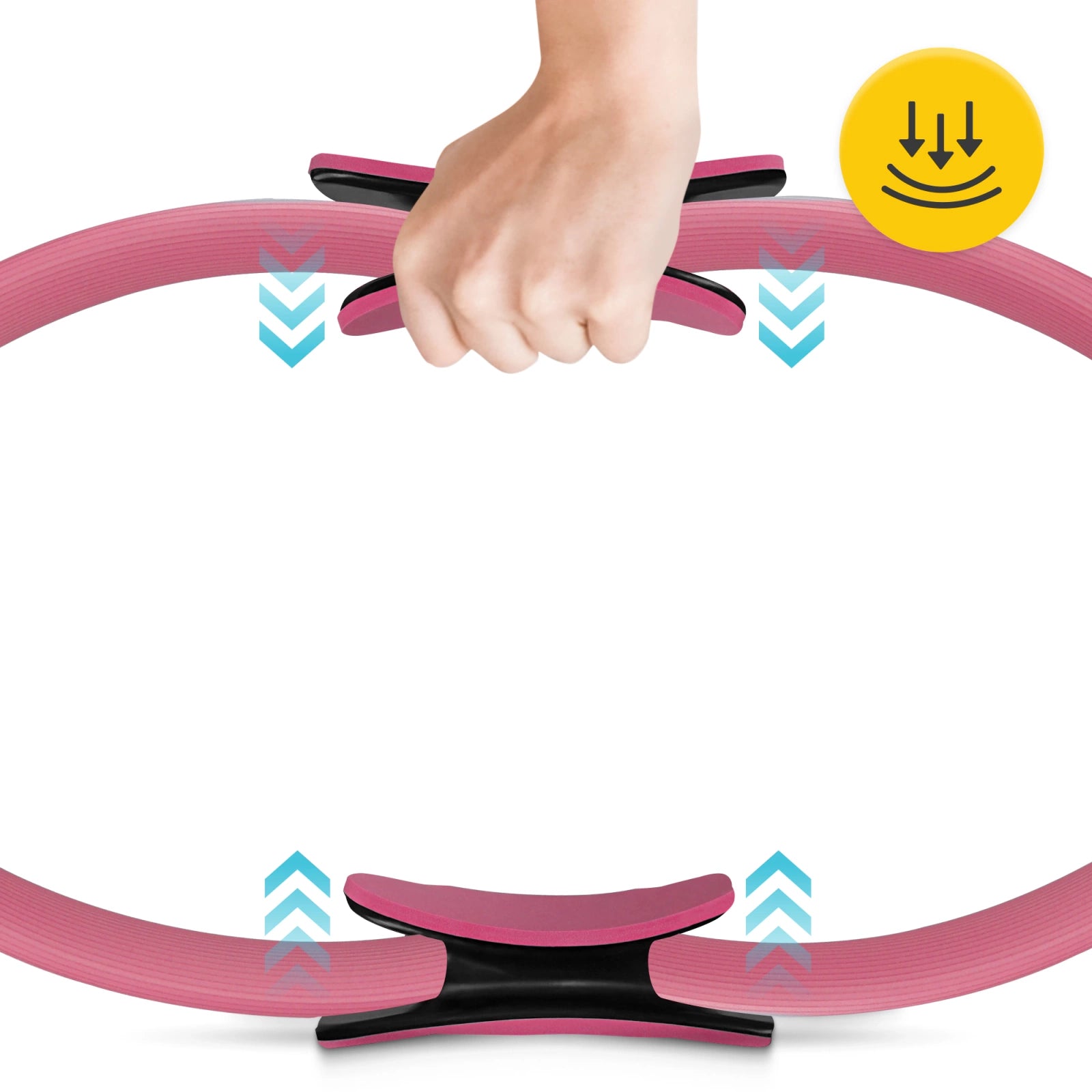 Obręcz ring do jogi i pilatesu niebieska