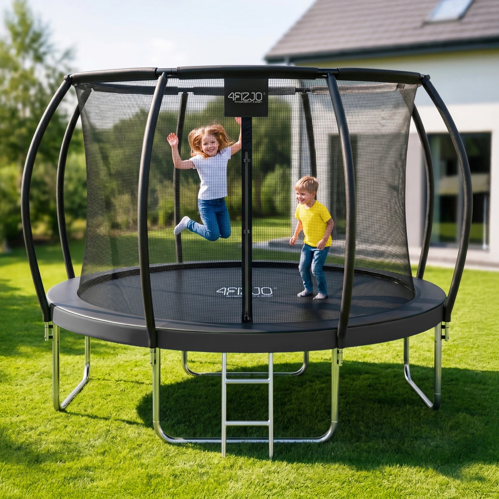 Trampolina ogrodowa dla dzieci PRO 374 cm 12FT