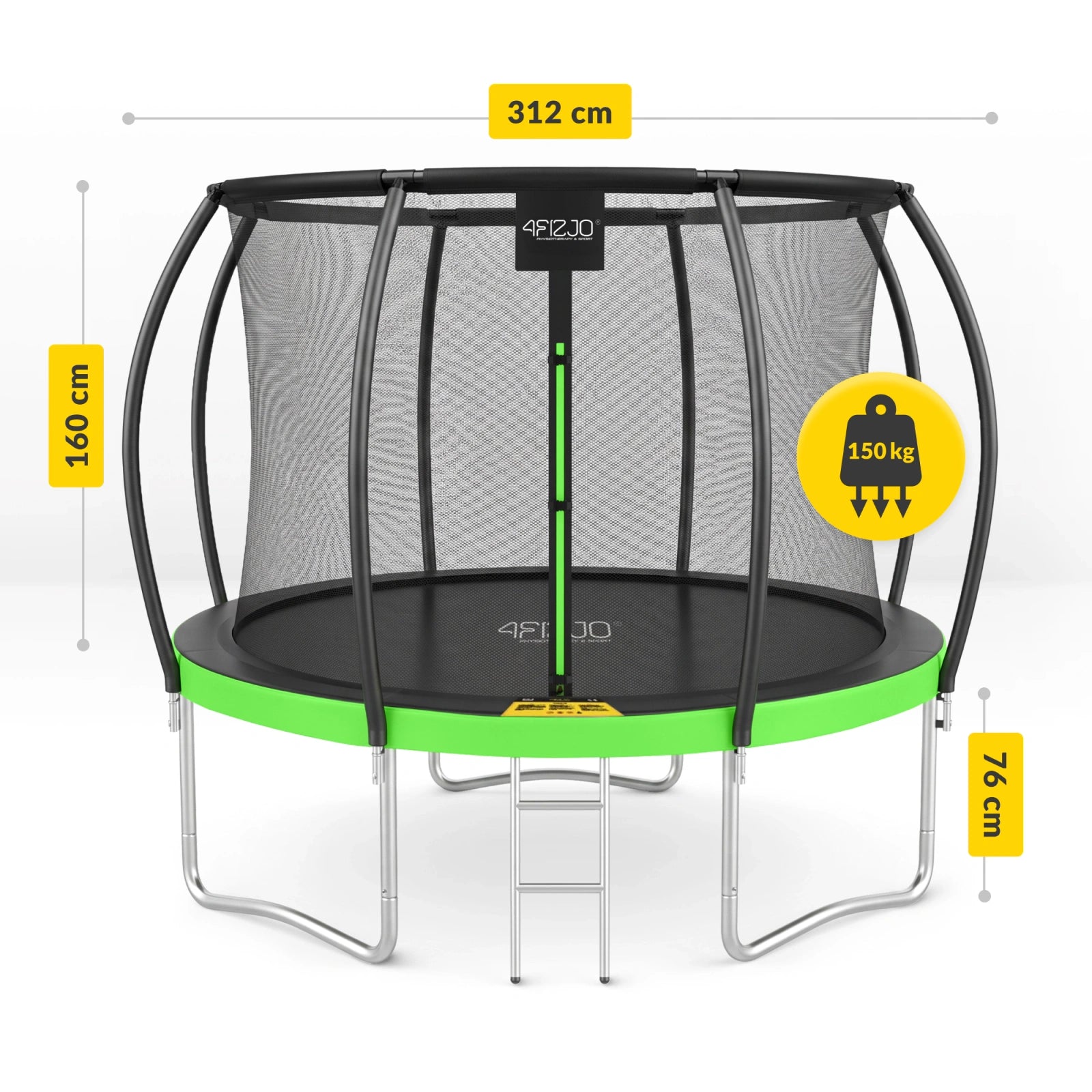 Trampolina ogrodowa dla dzieci PRO 312cm 10FT