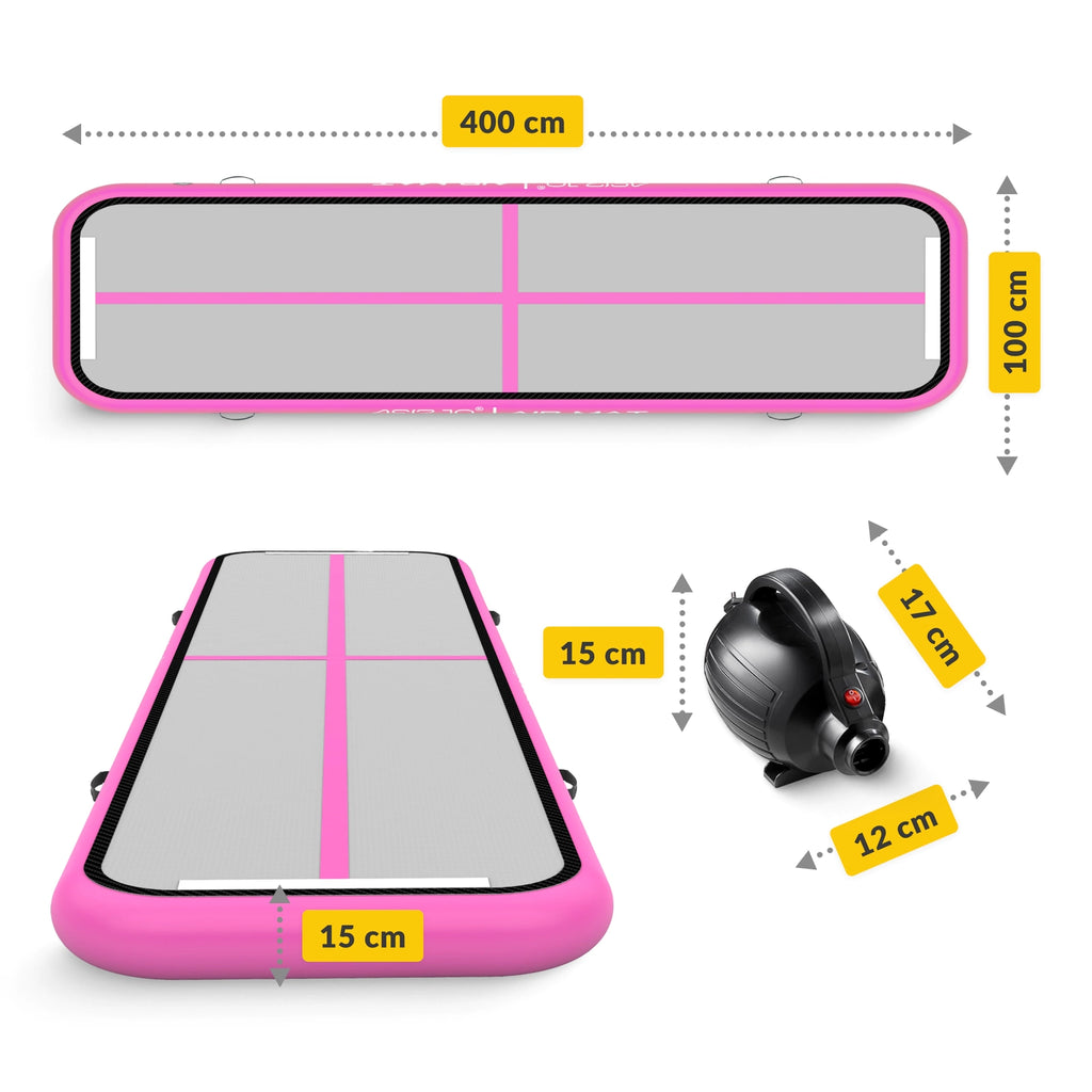 Ścieżka akrobatyczna AIR MAT 4 x 1 x 0,15 m