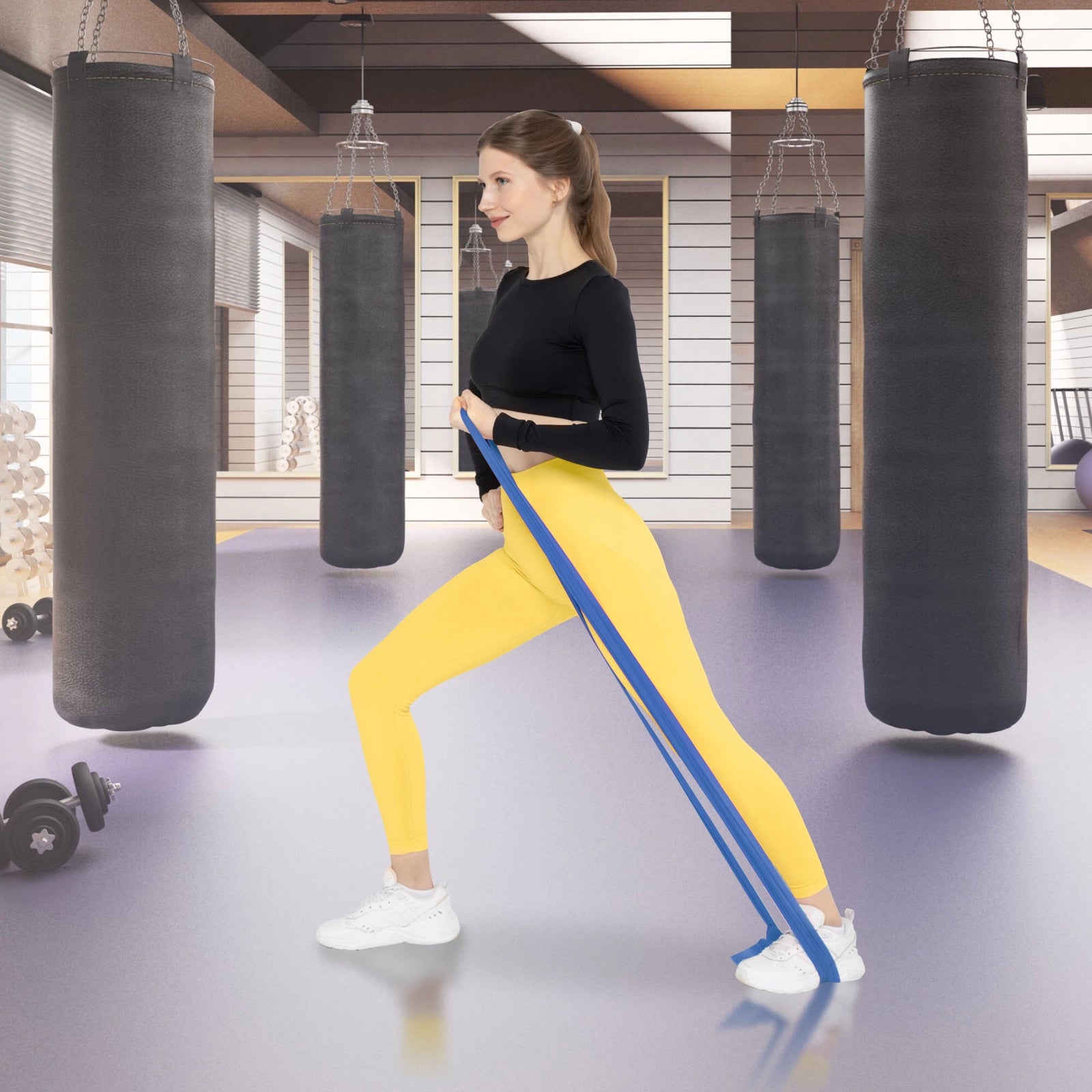 Taśma rehabilitacyjna FLAT BAND 1-2 kg
