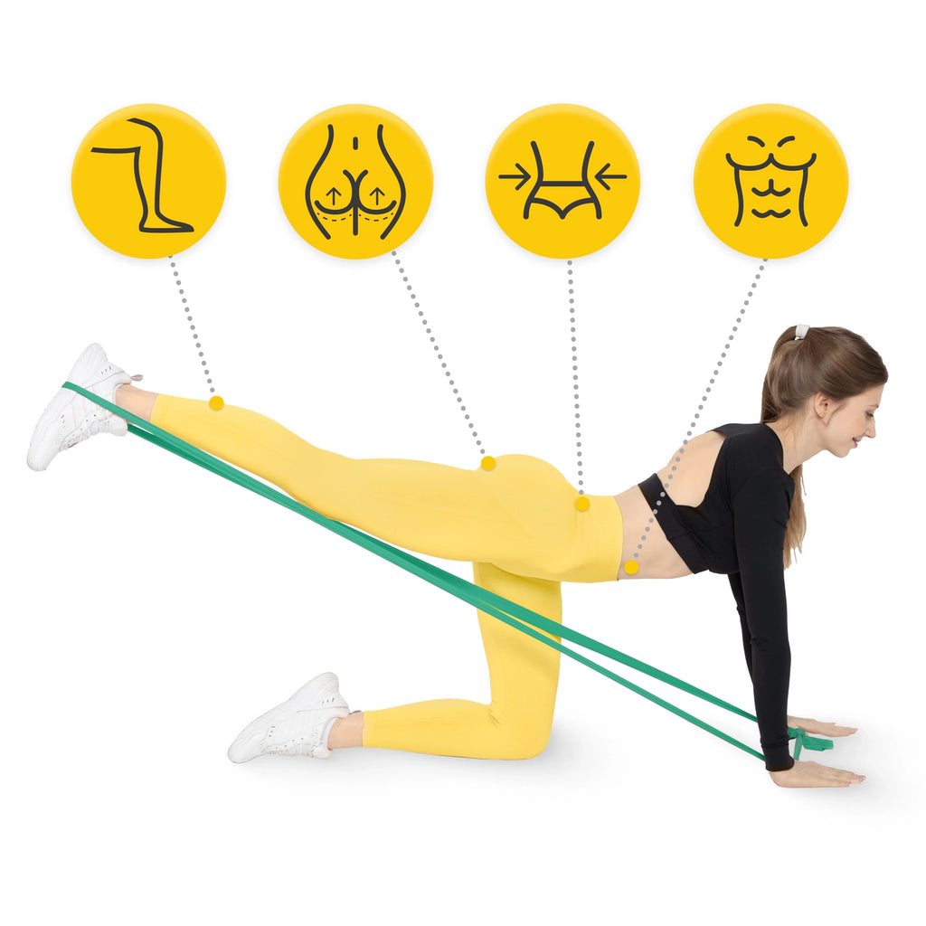 Taśma rehabilitacyjna FLAT BAND 1-2 kg