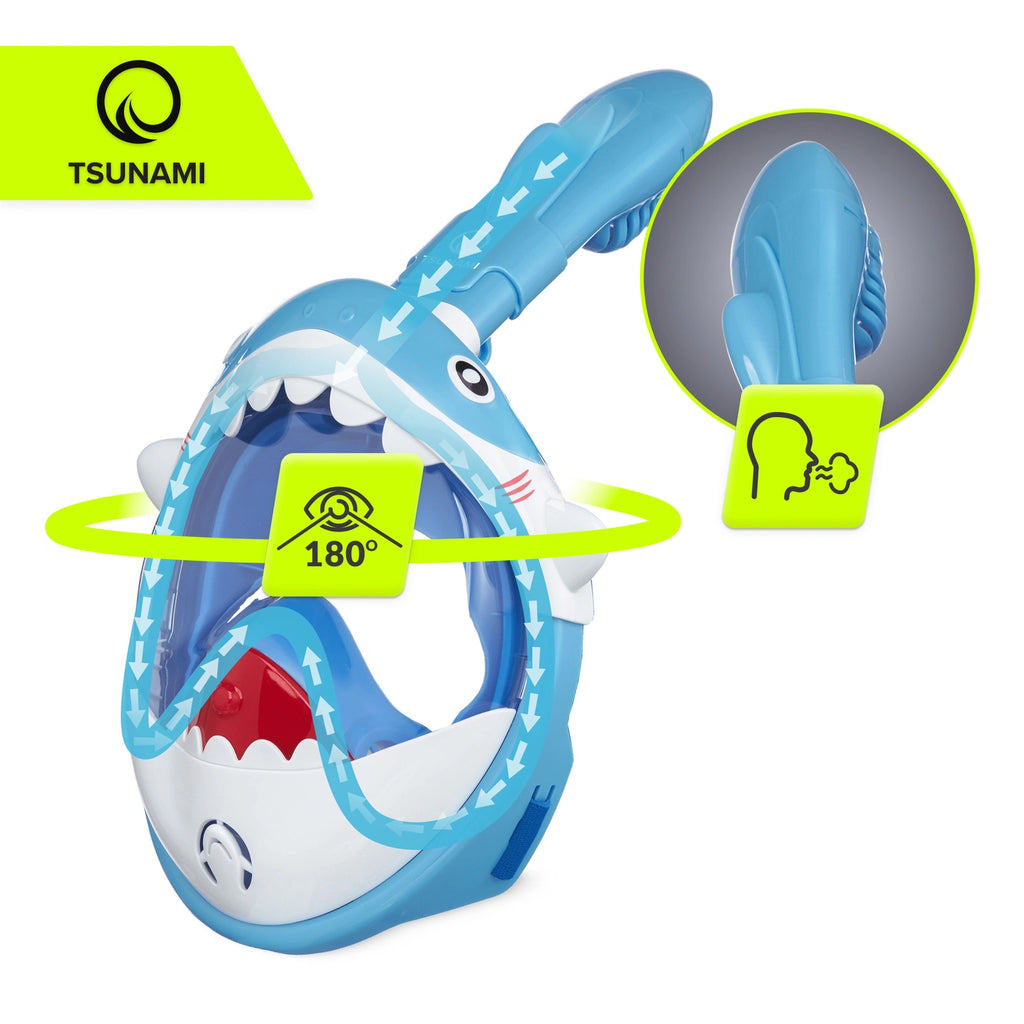 Maska do nurkowania dla dzieci  SHARK różowa