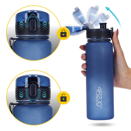 Butelka sportowa na wodę 650 ml niebieska