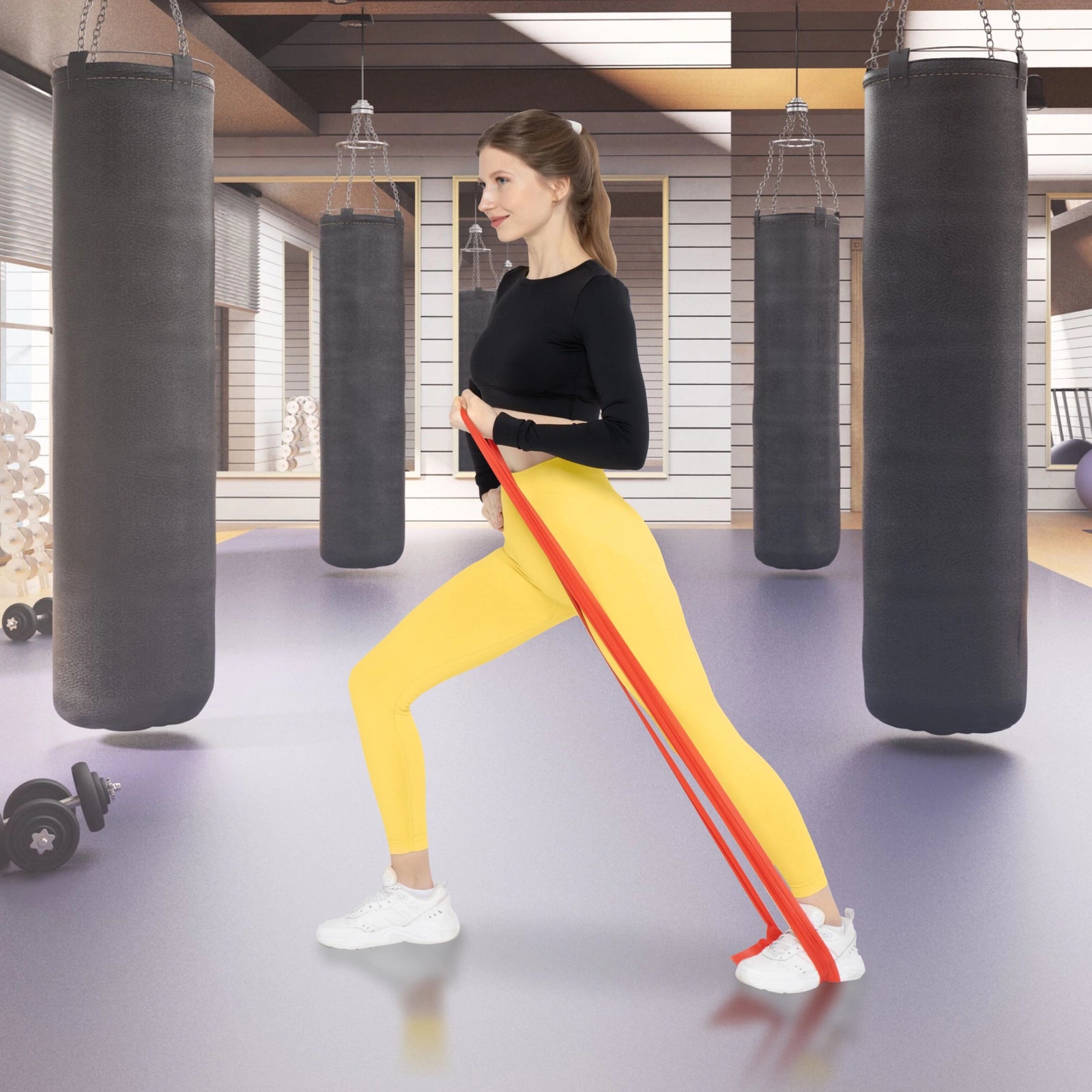 Taśma rehabilitacyjna FLAT BAND 1-2 kg