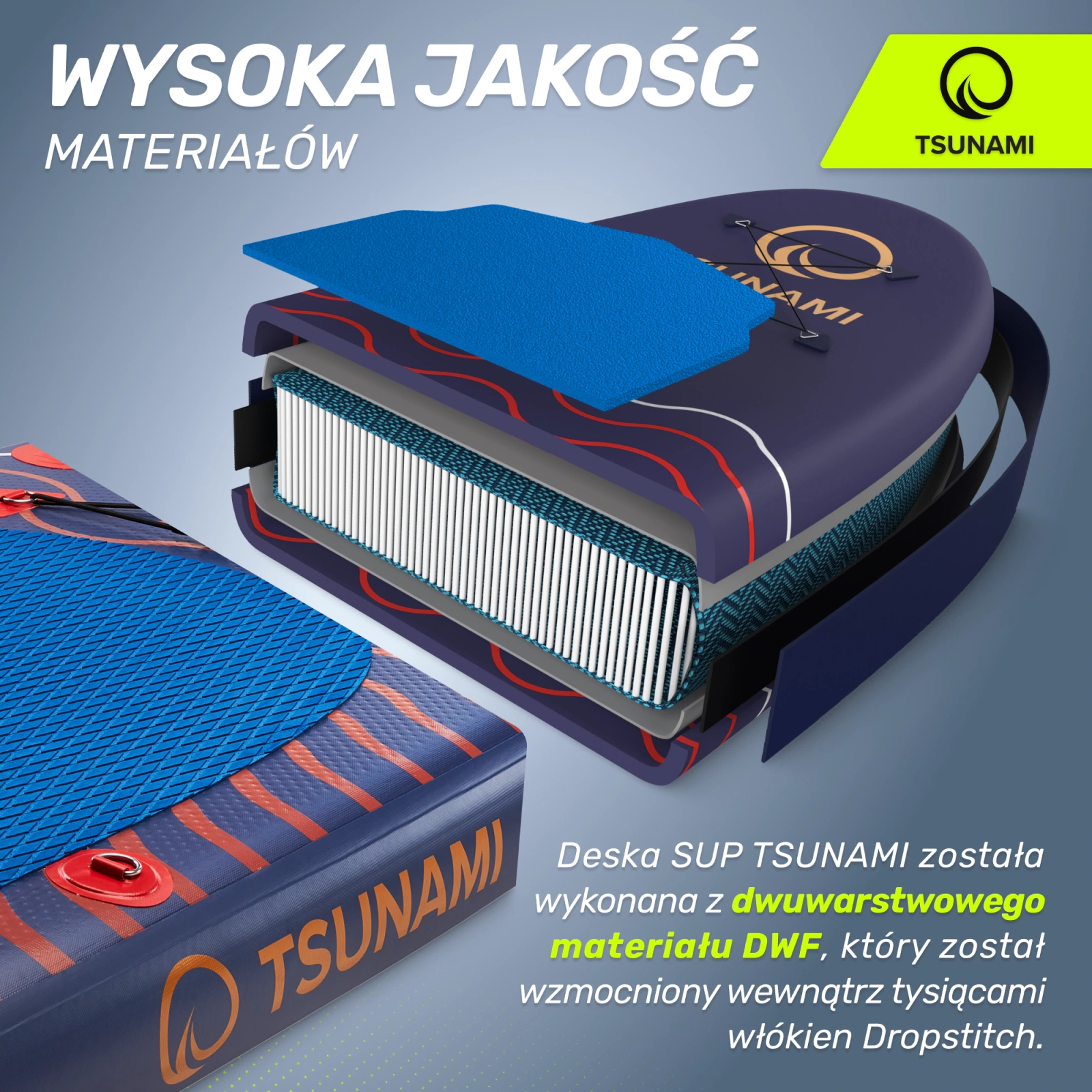 Deska SUP  paddle board 320 cm T08
