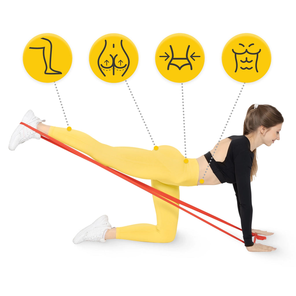 Taśma rehabilitacyjna FLAT BAND 1-2 kg