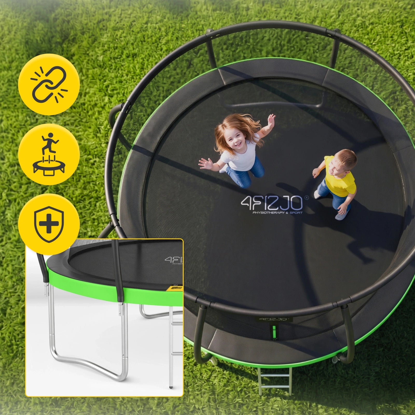 Trampolina ogrodowa dla dzieci PRO 312cm 10FT