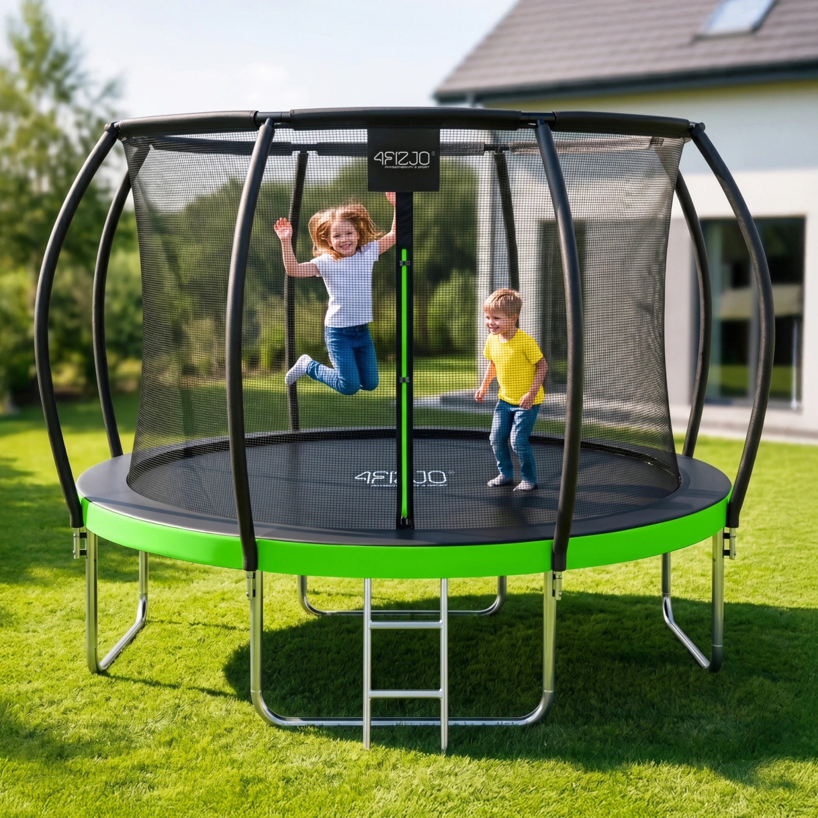 Trampolina ogrodowa dla dzieci PRO 374 cm 12FT
