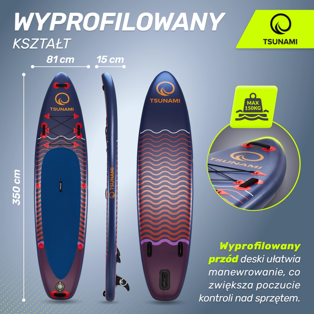 Deska SUP PRO  paddle board 350 cm T10