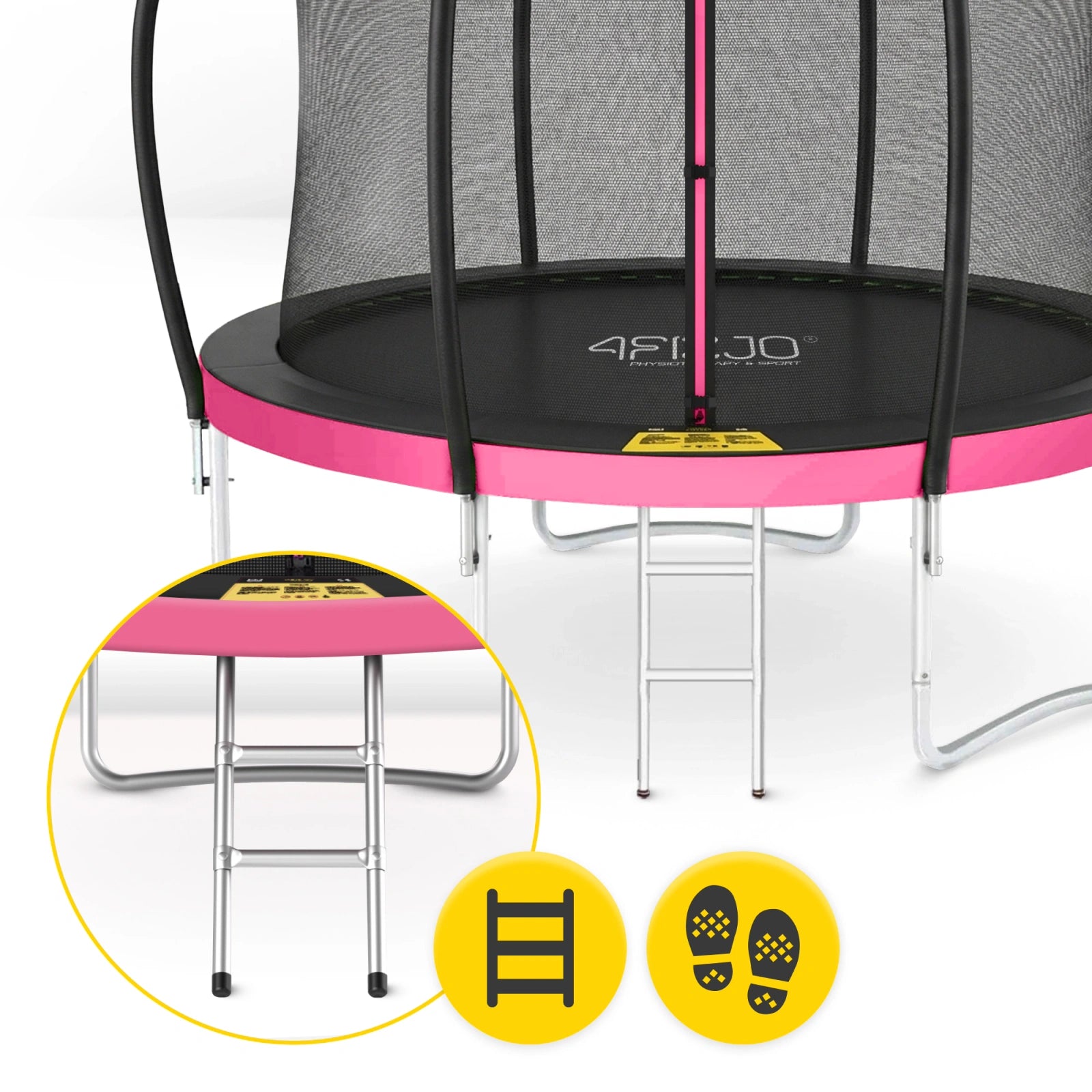 Trampolina ogrodowa dla dzieci PRO 252 cm 8FT