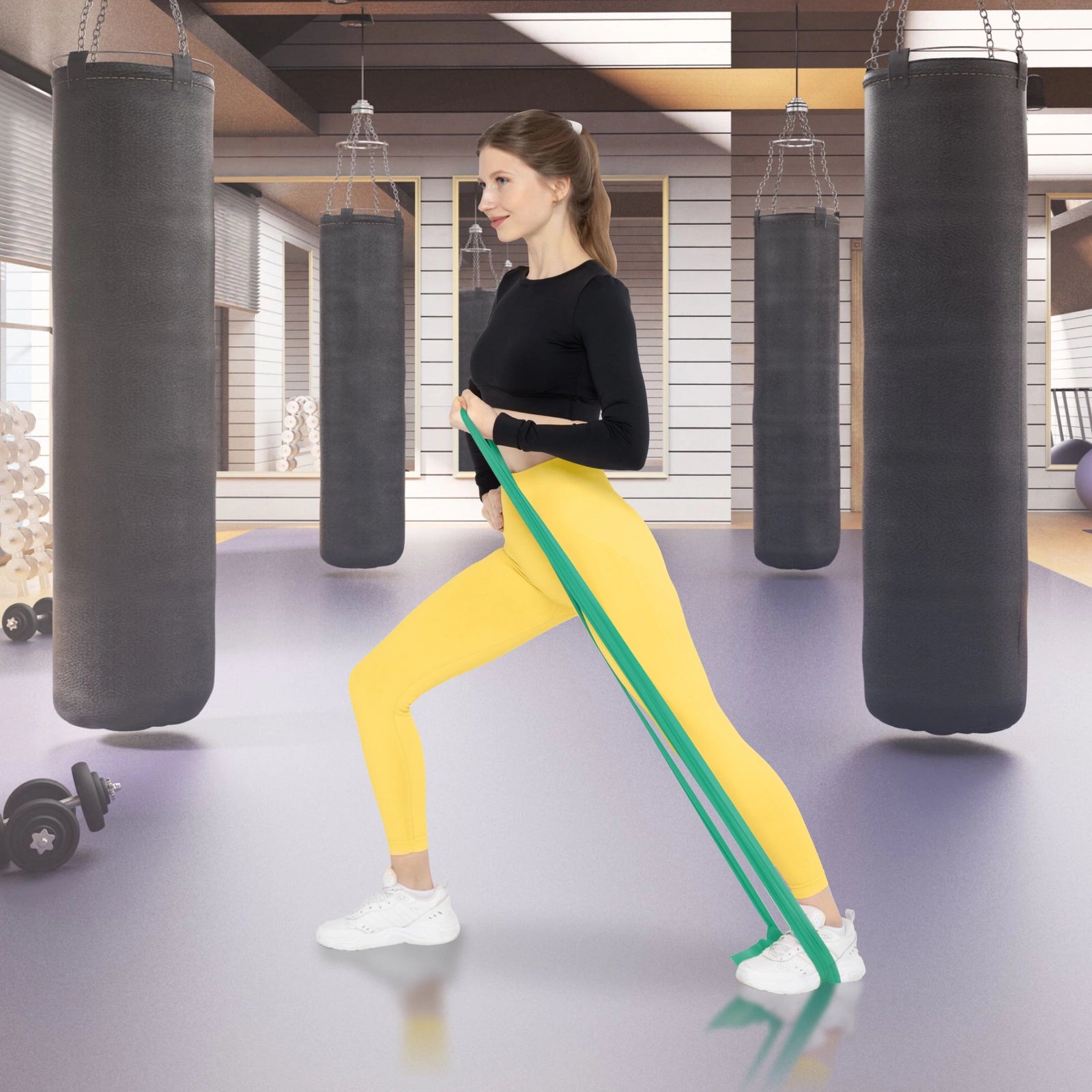 Taśma rehabilitacyjna FLAT BAND 1-2 kg