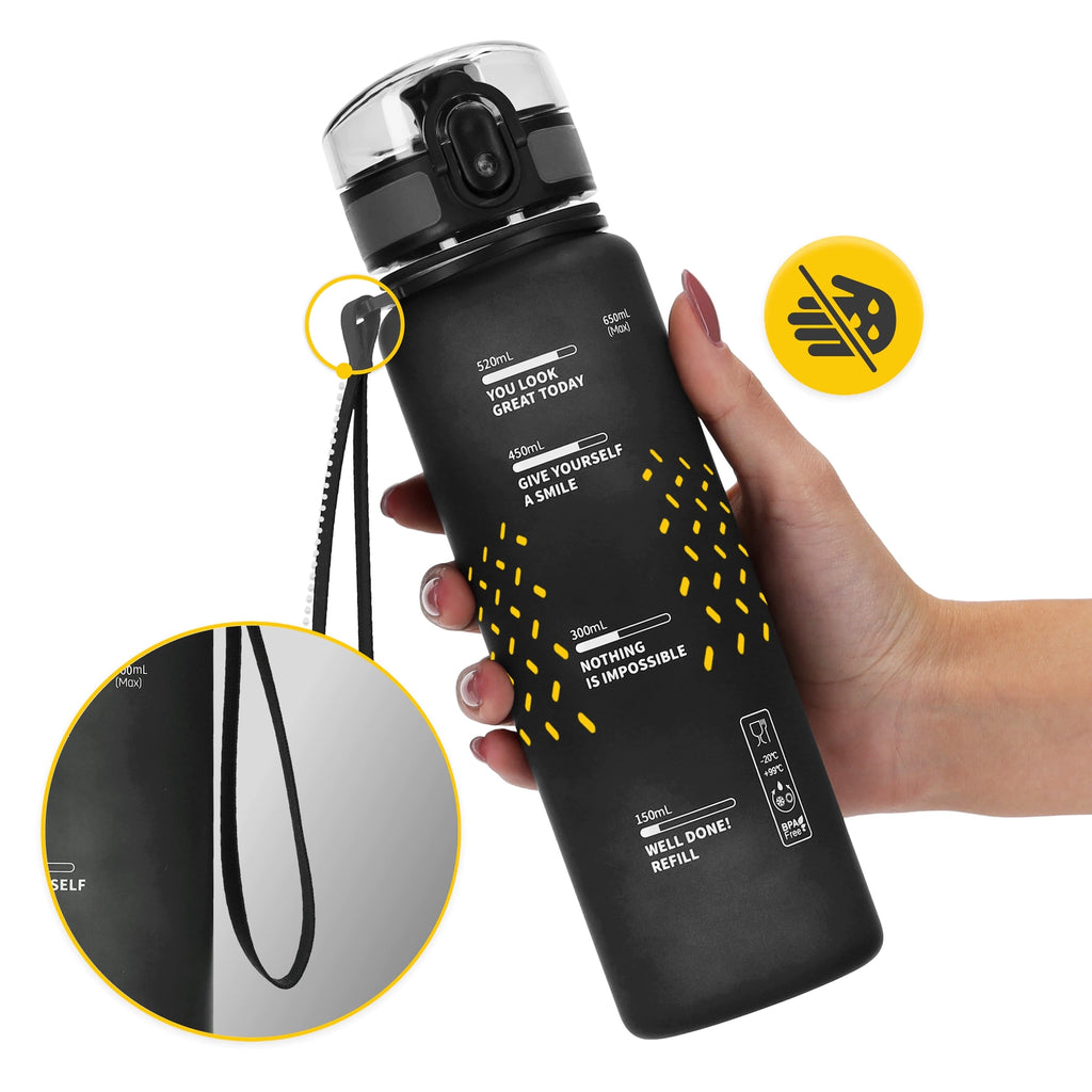 Butelka sportowa na wodę 650 ml niebieska