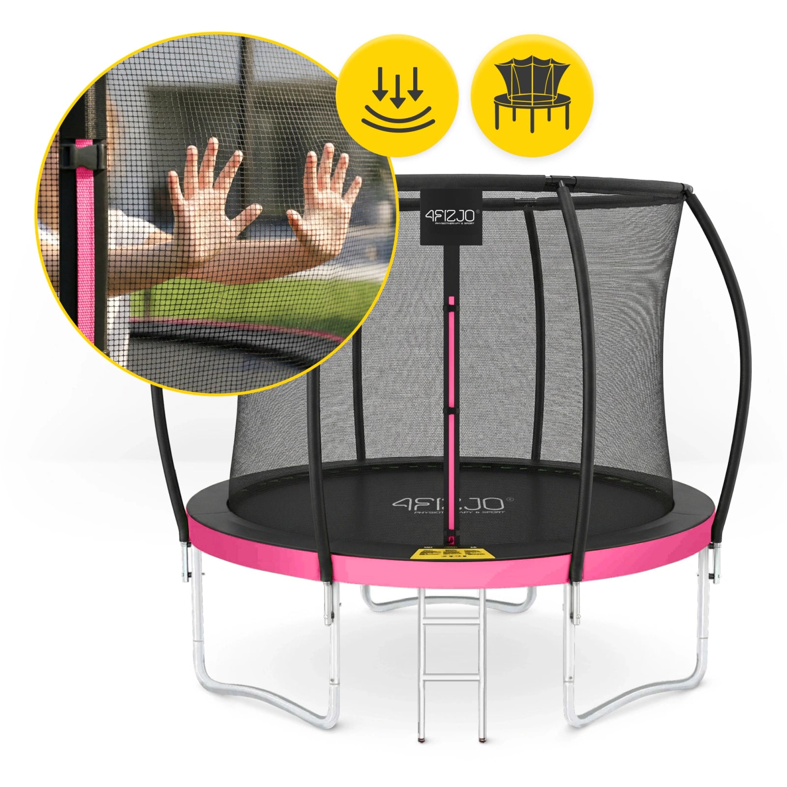 Trampolina ogrodowa dla dzieci PRO 252 cm 8FT