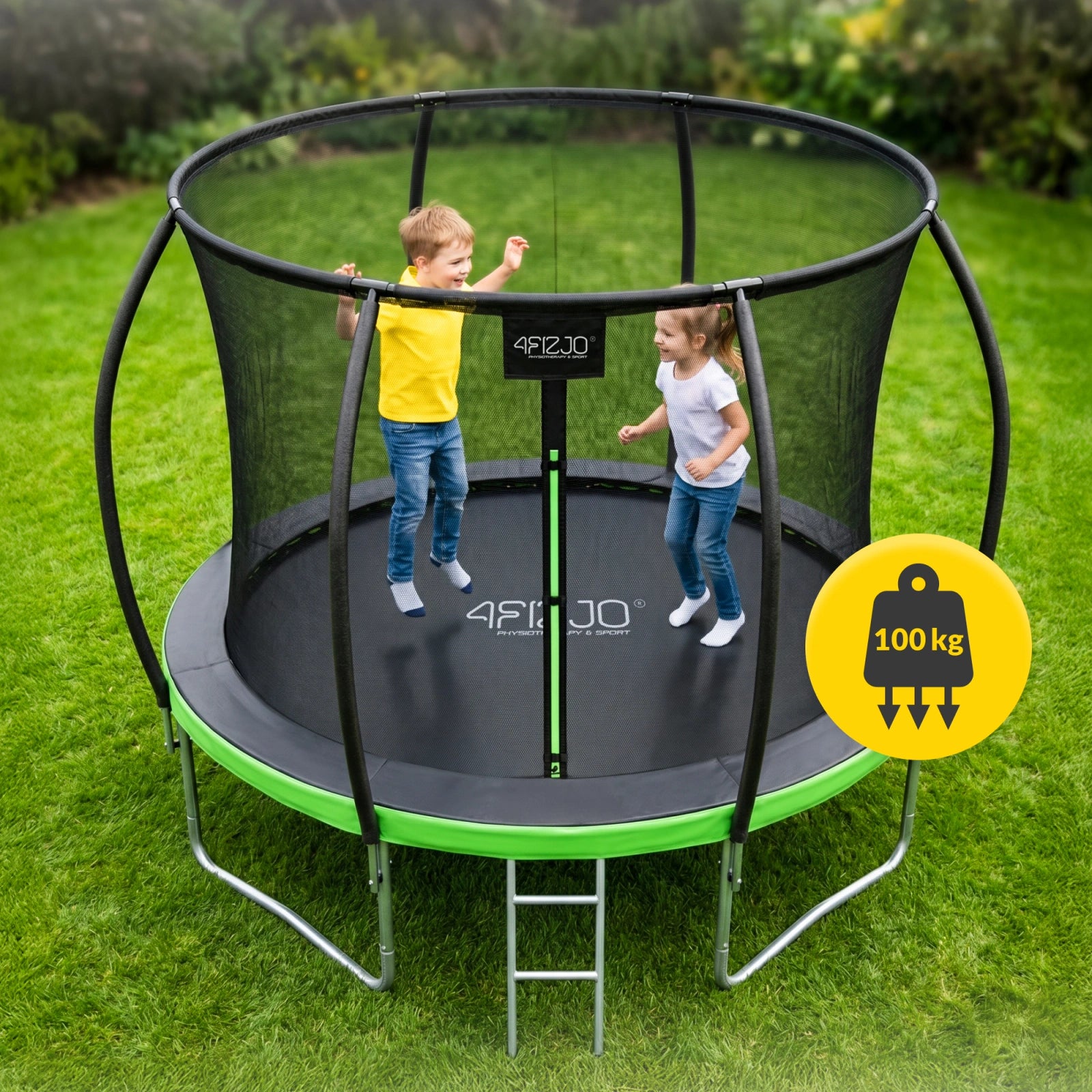 Trampolina ogrodowa dla dzieci PRO 252 cm 8FT