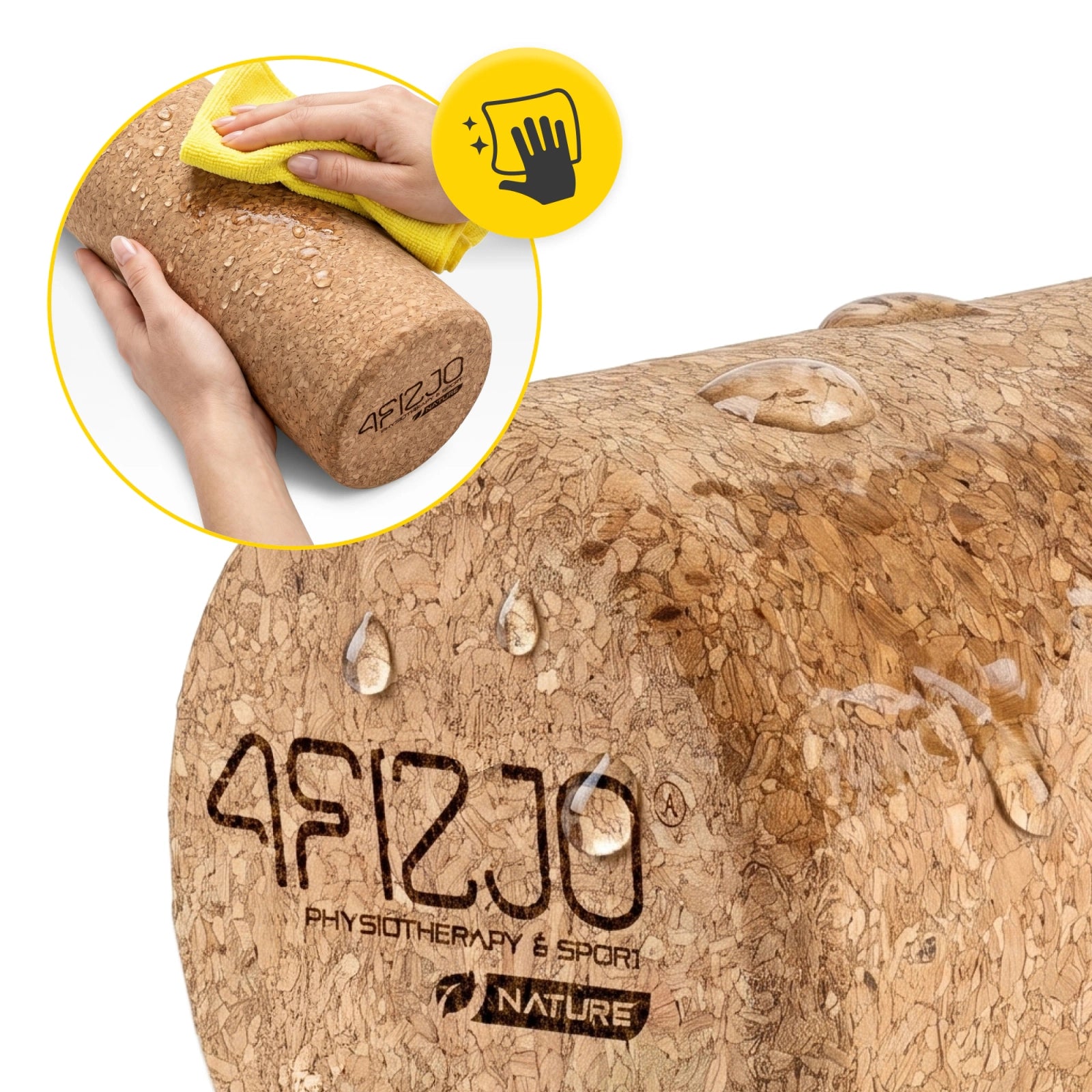 Wałek do masażu piankowy EPP 45 cm zielony