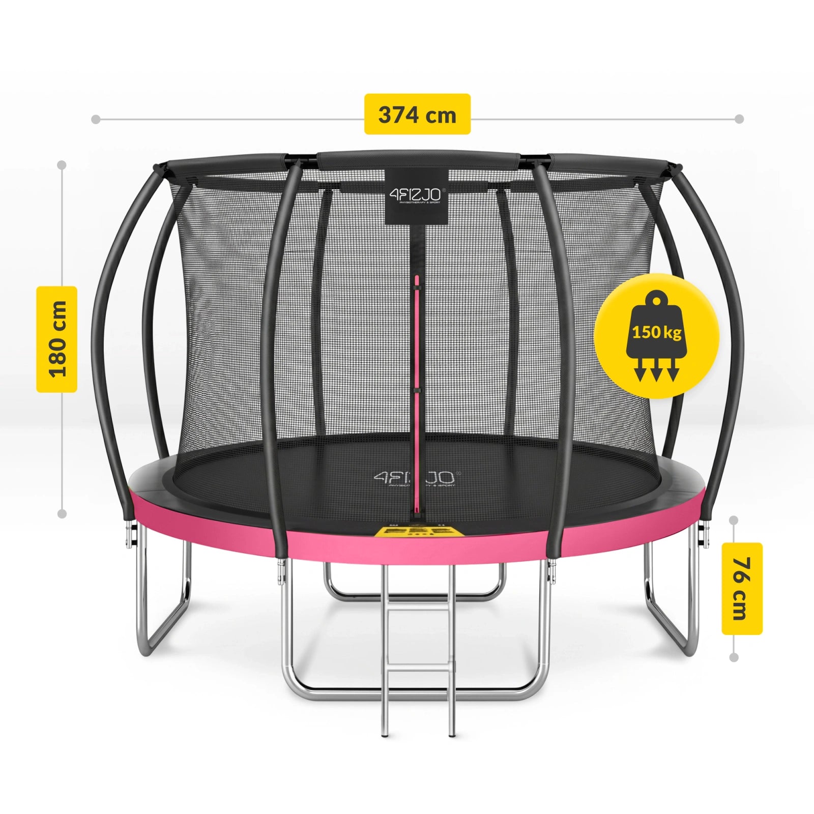 Trampolina ogrodowa dla dzieci PRO 366 cm 12FT