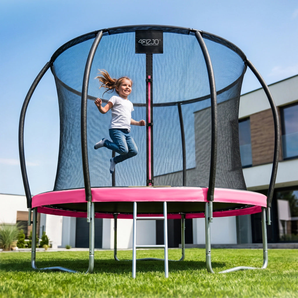 Trampolina ogrodowa dla dzieci PRO 252cm 8FT