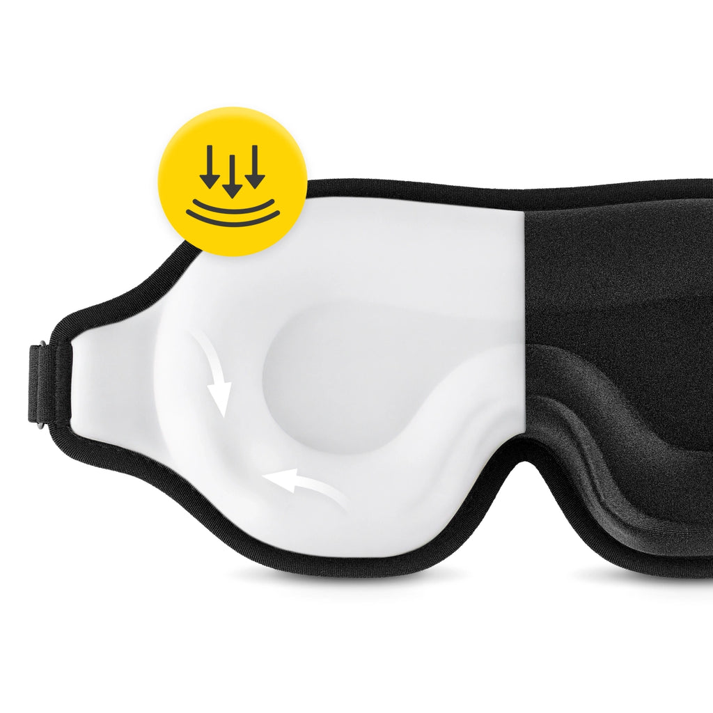 Jedwabna opaska na oczy do spania 3D
