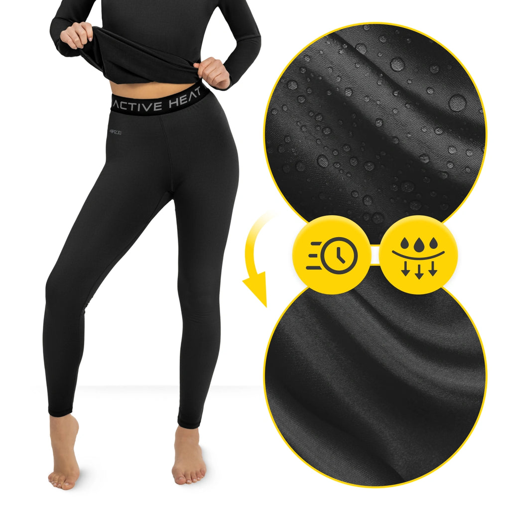 Bielizna termiczna unisex - zielony komplet koszulka + spodnie rozmiar XXL