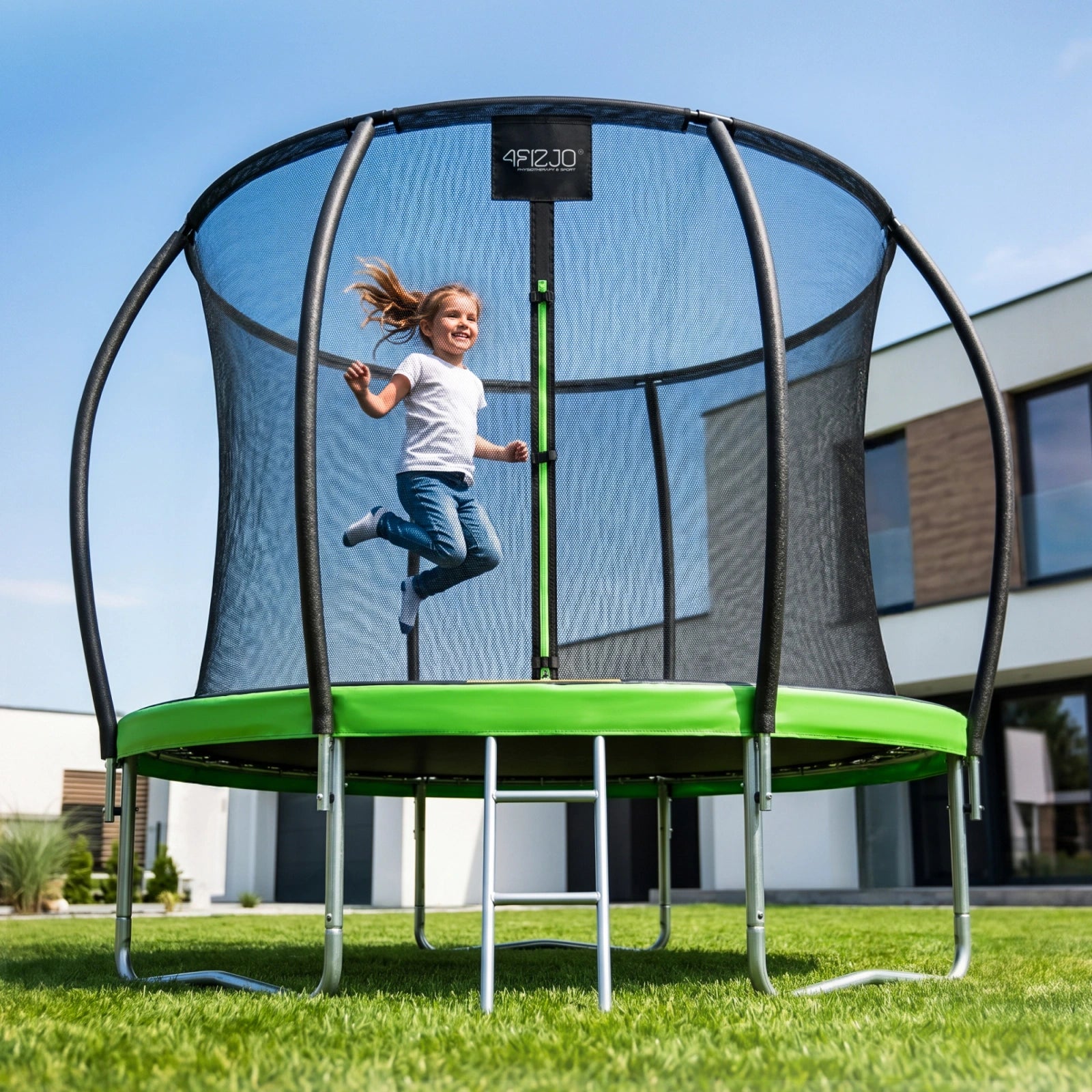 Trampolina ogrodowa dla dzieci PRO 252 cm 8FT