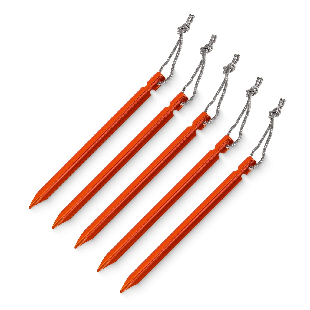 Zestaw aluminiowych śledzi do namiotu 15 cm 10 szt. - trójkątne