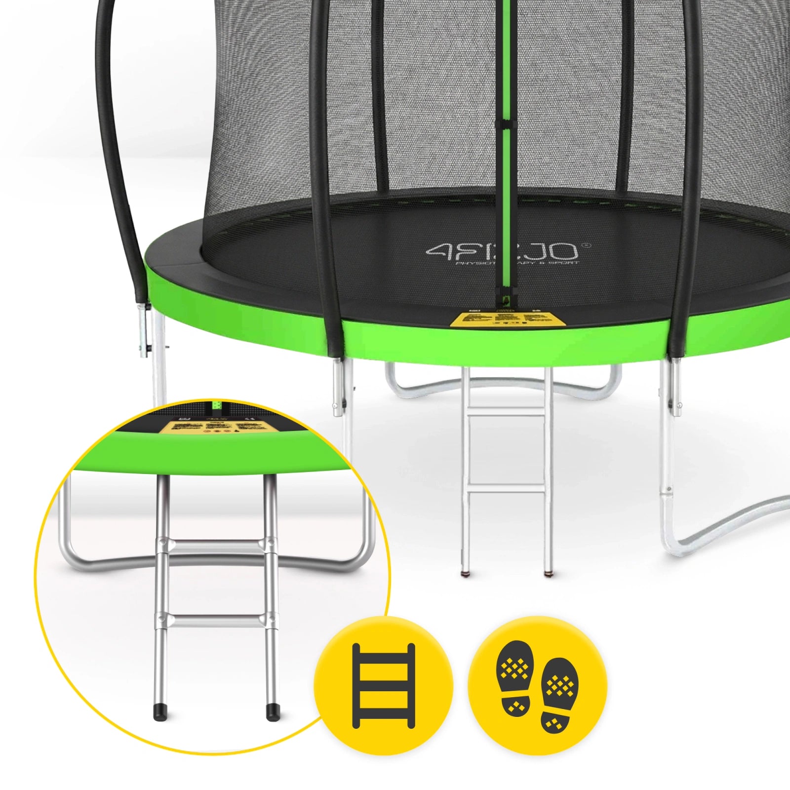 Trampolina ogrodowa dla dzieci PRO 252 cm 8FT