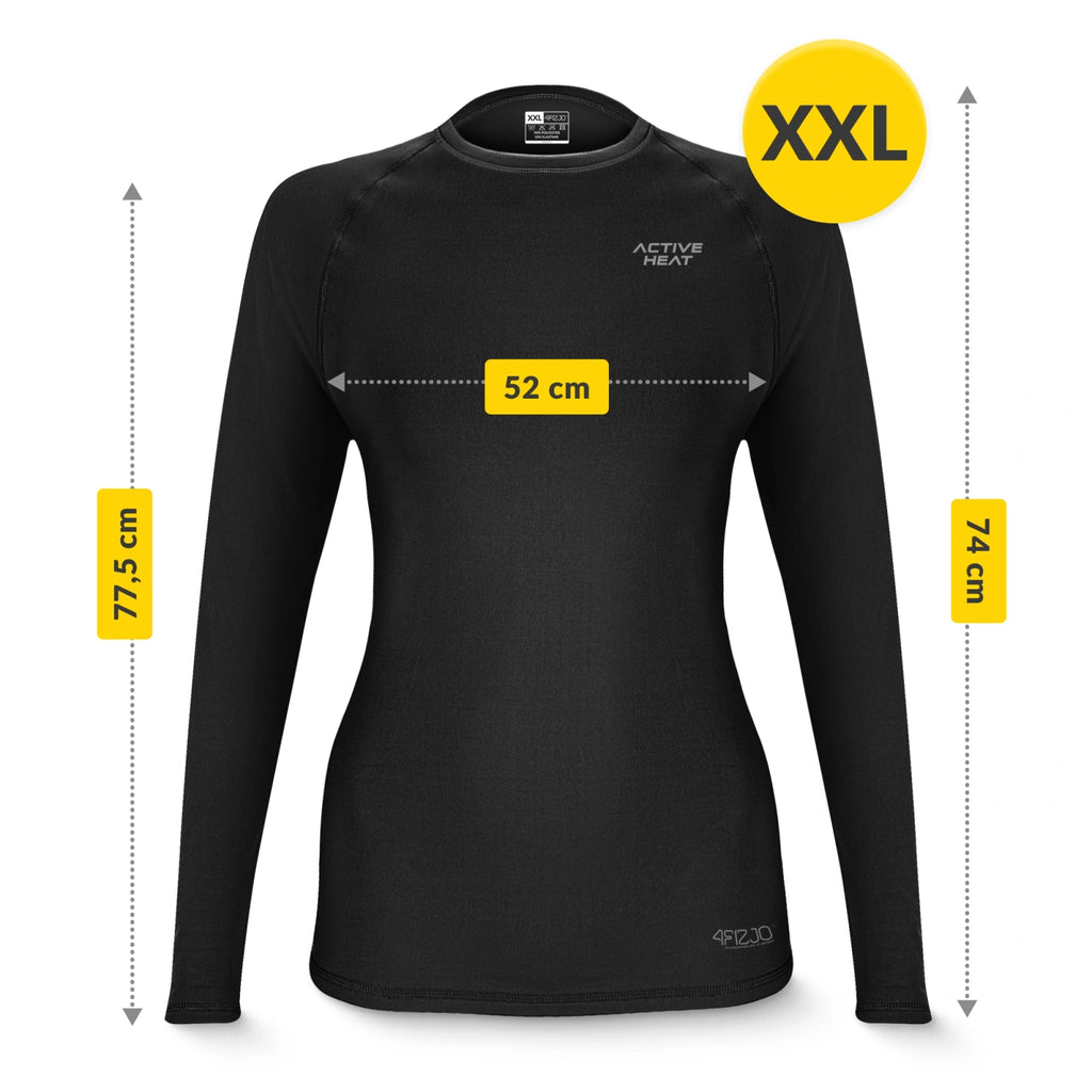 Bielizna termiczna unisex - zielony komplet koszulka + spodnie rozmiar XXL
