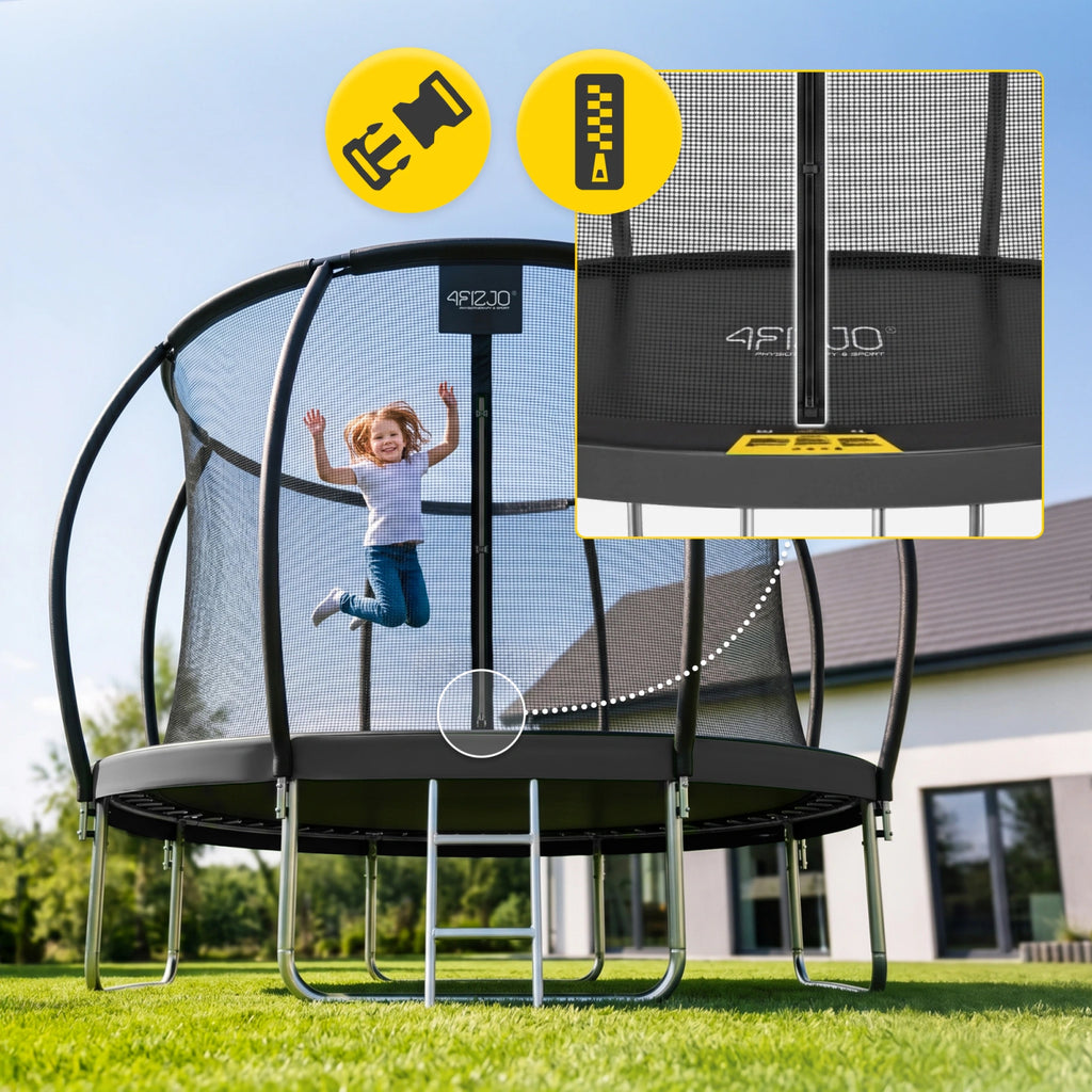 Trampolina ogrodowa dla dzieci PRO 374 cm 12FT