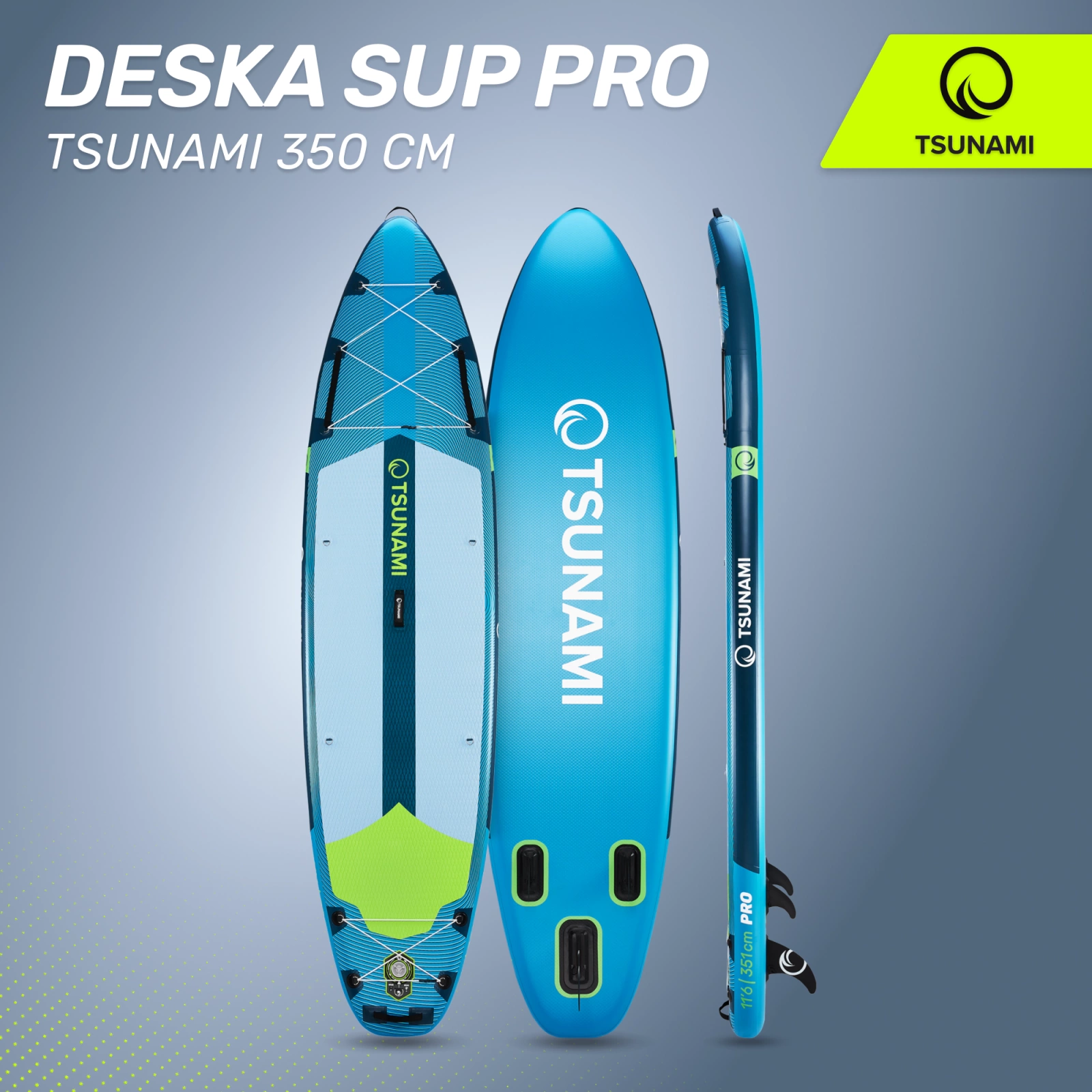 Deska SUP PRO  paddle board 350 cm T15