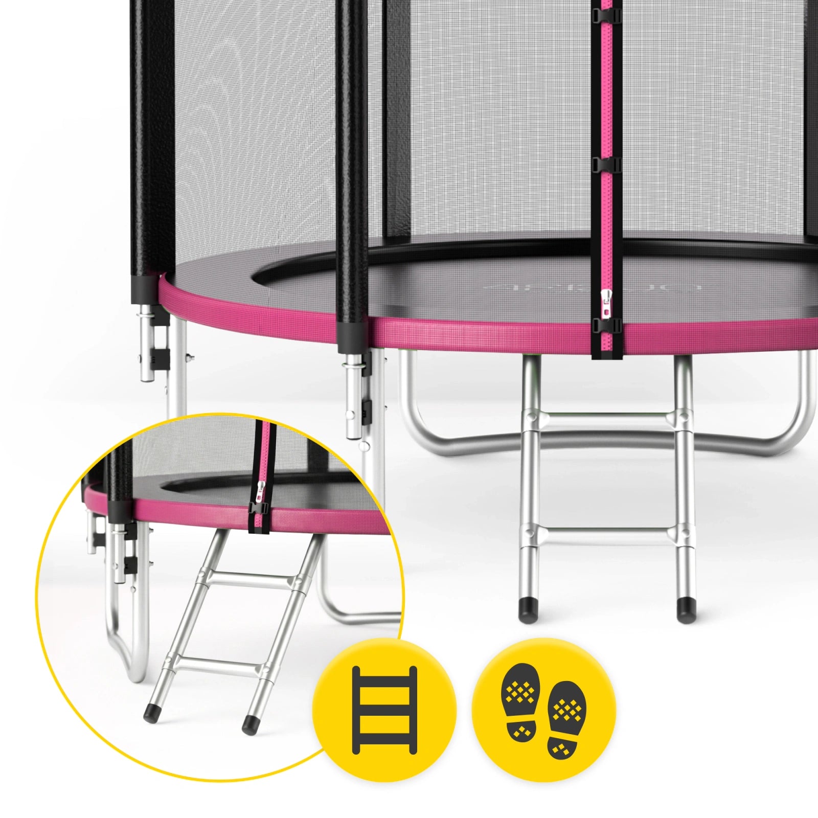 Trampolina ogrodowa dla dzieci CLASSIC 252cm 8FT