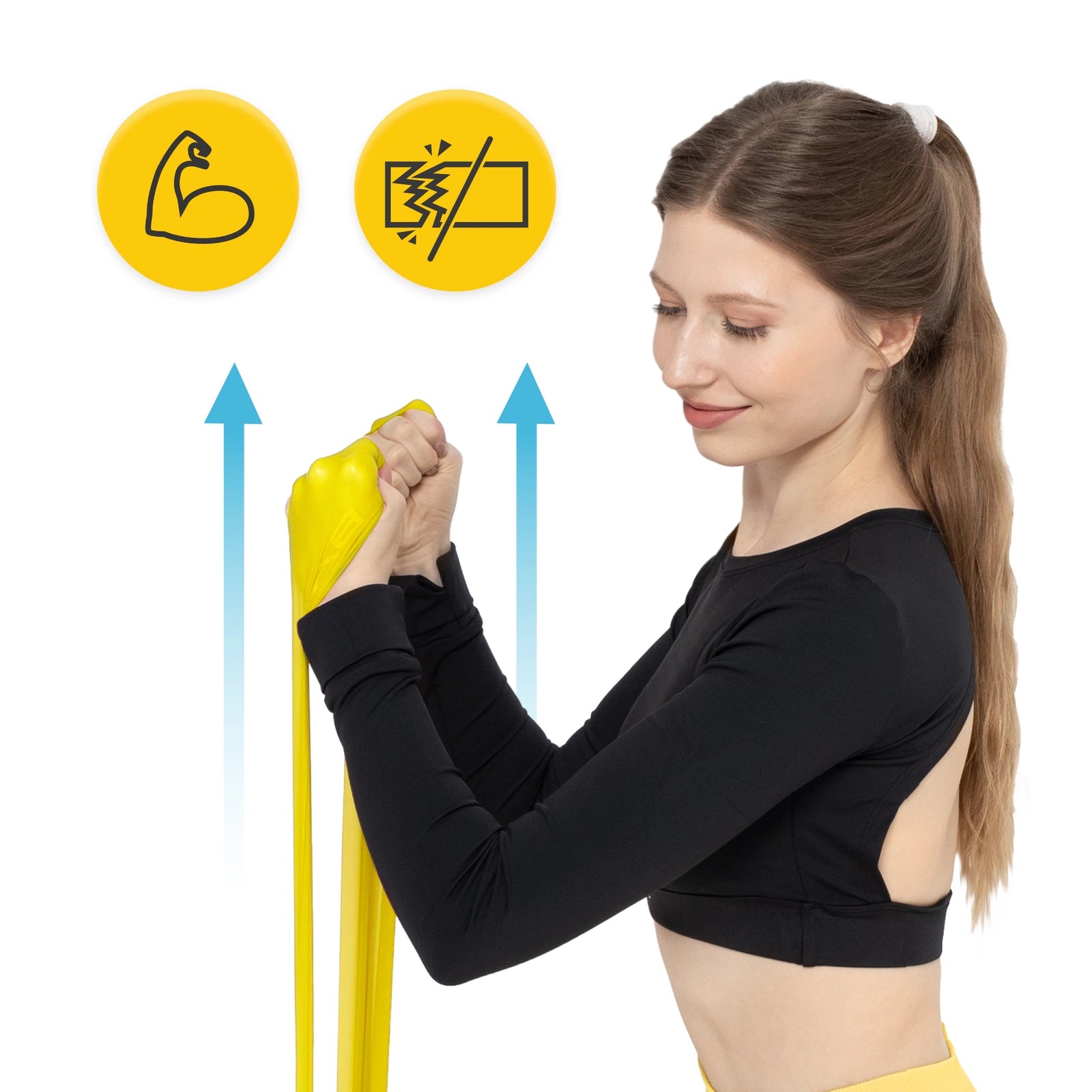 Taśma rehabilitacyjna FLAT BAND 1-2 kg