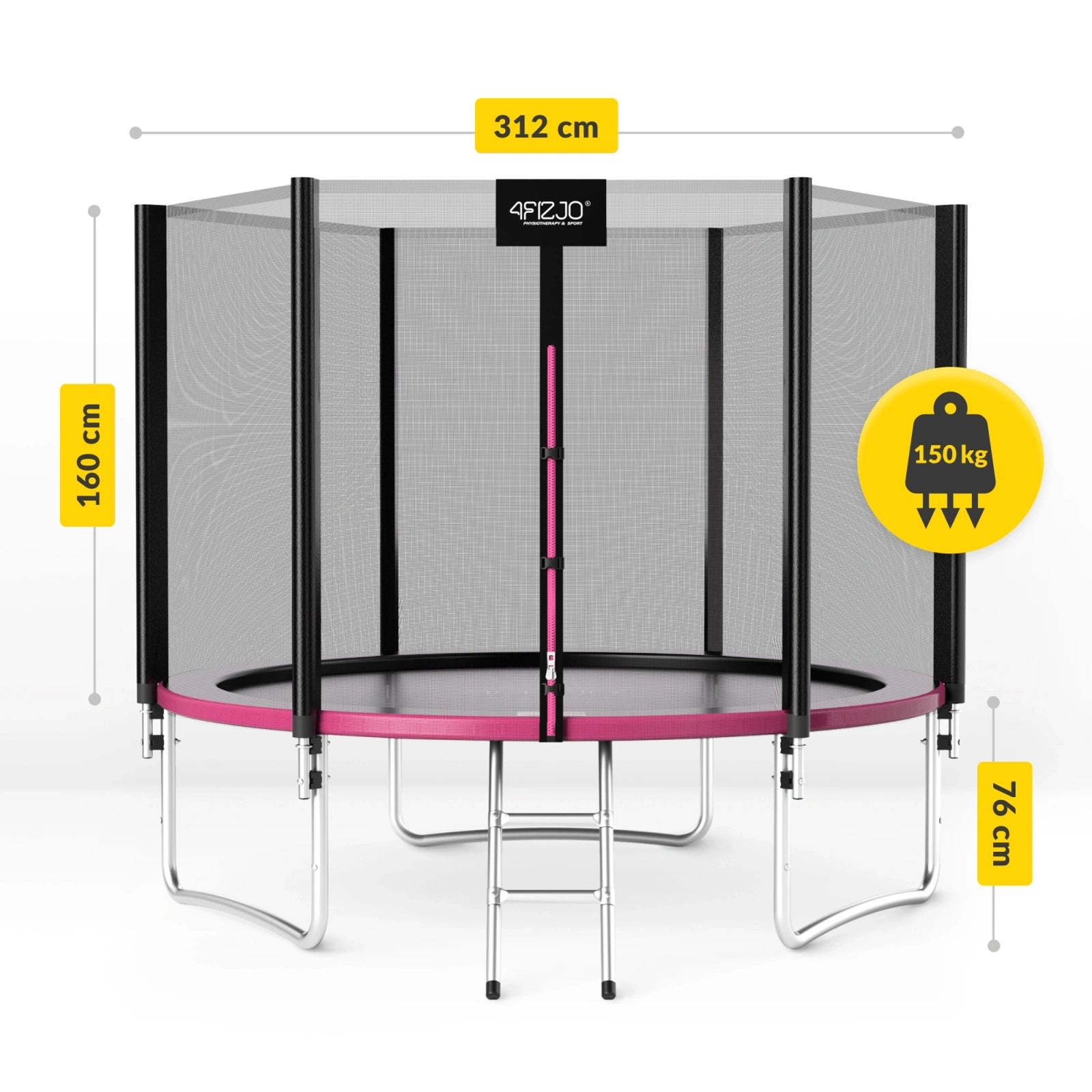Trampolina ogrodowa dla dzieci CLASSIC 312 cm 10 FT